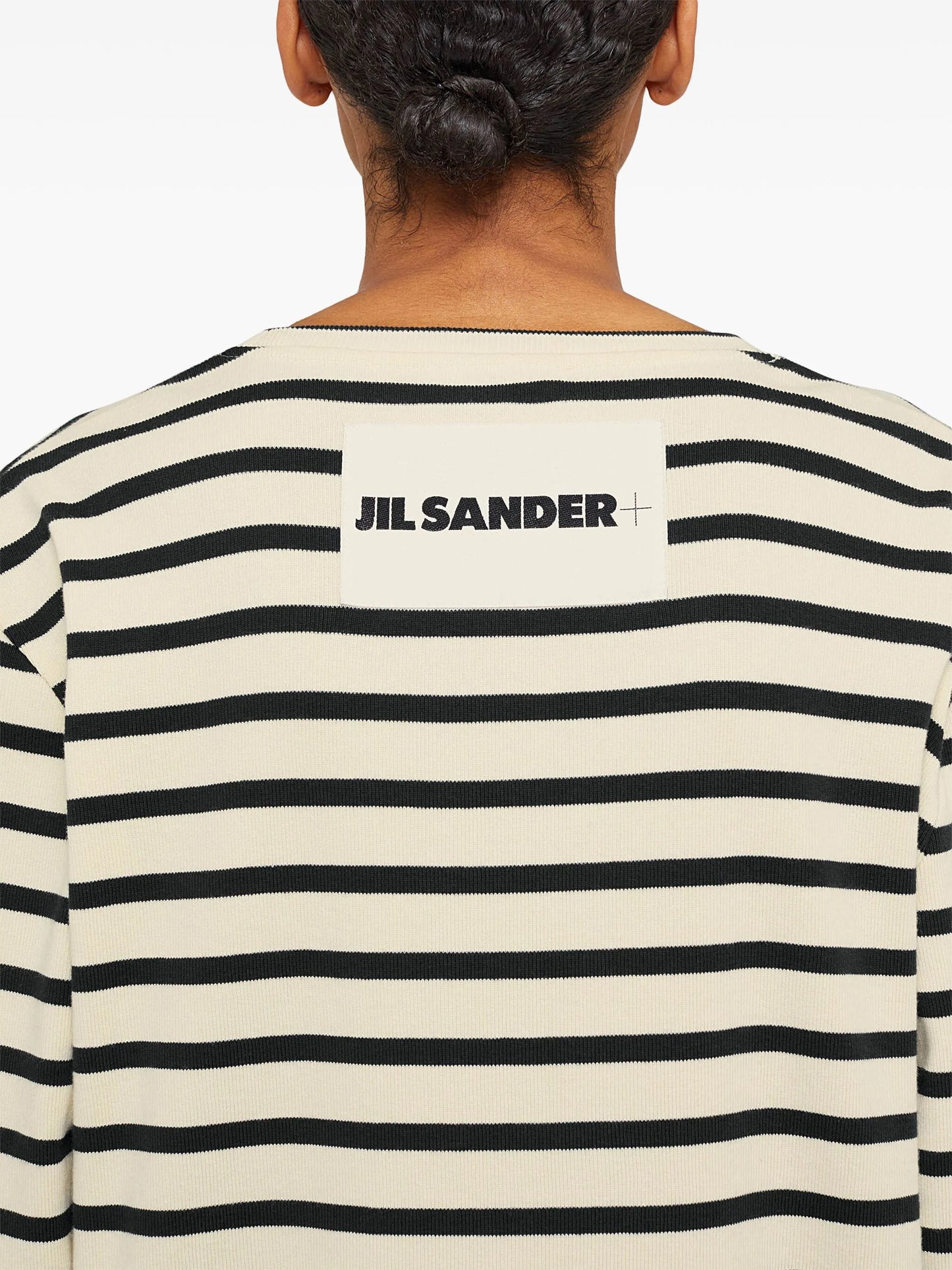 stripe-print cotton T-shirt