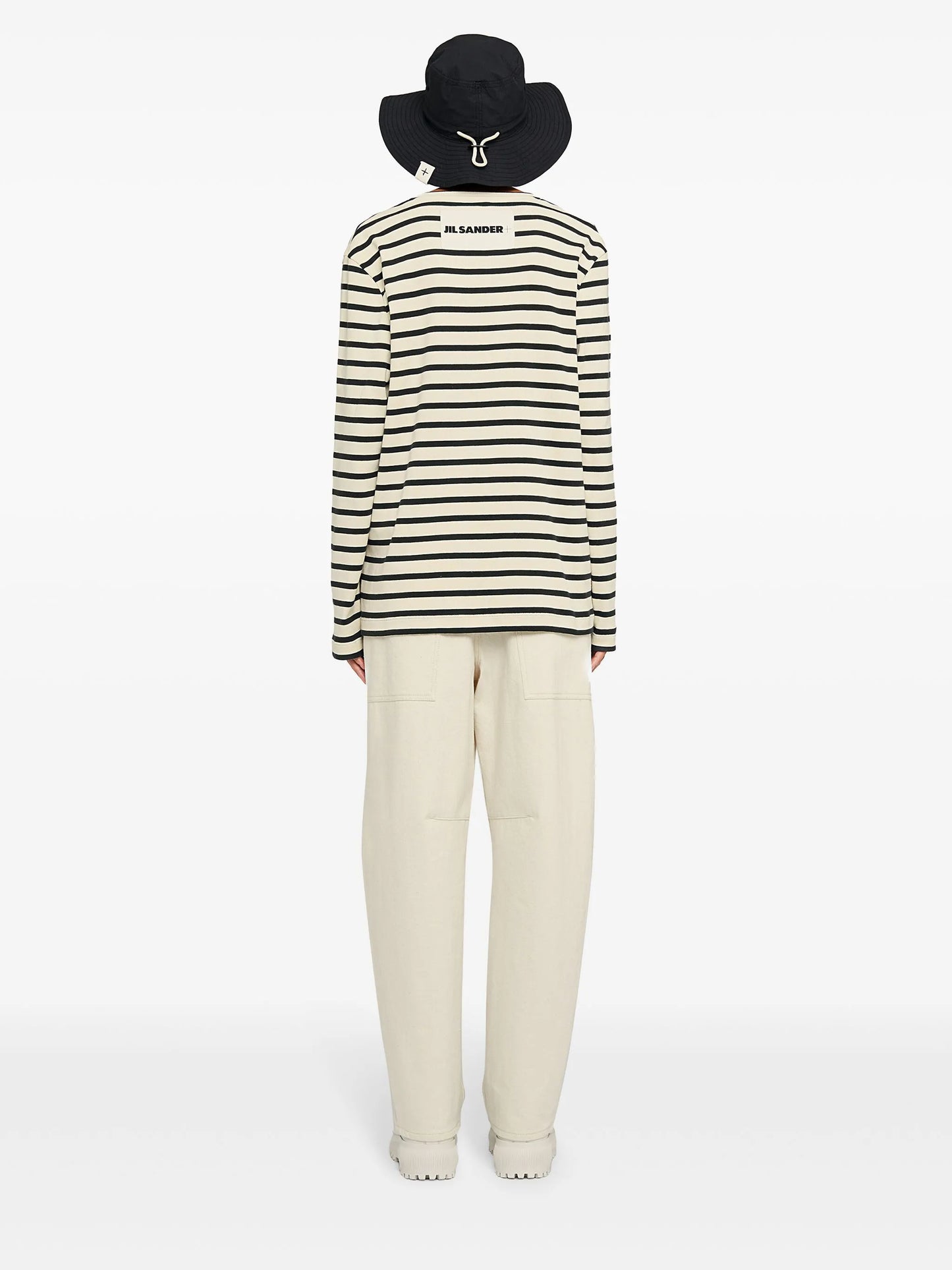 stripe-print cotton T-shirt