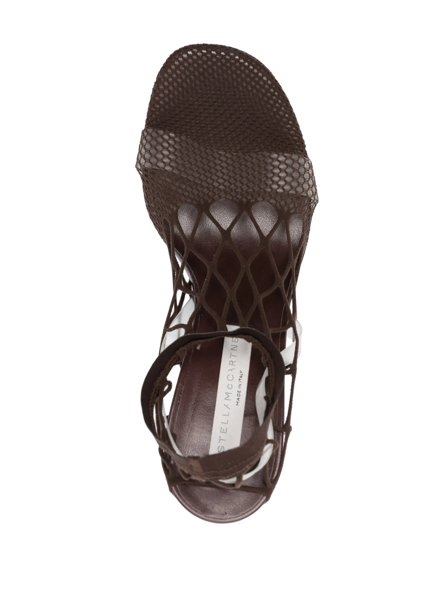 115mm high heel knitted sandals