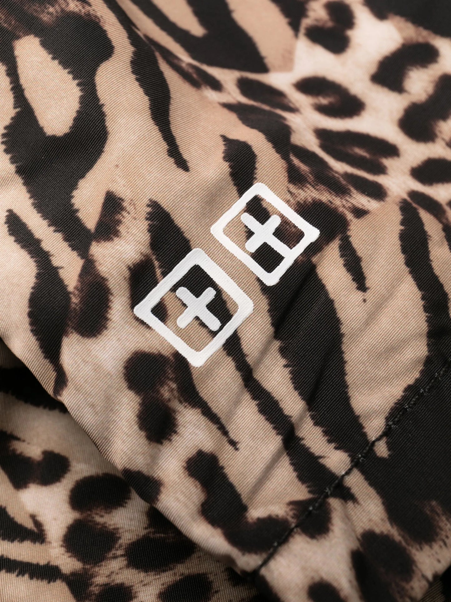 Zoo Burner animal-print elasticated shorts