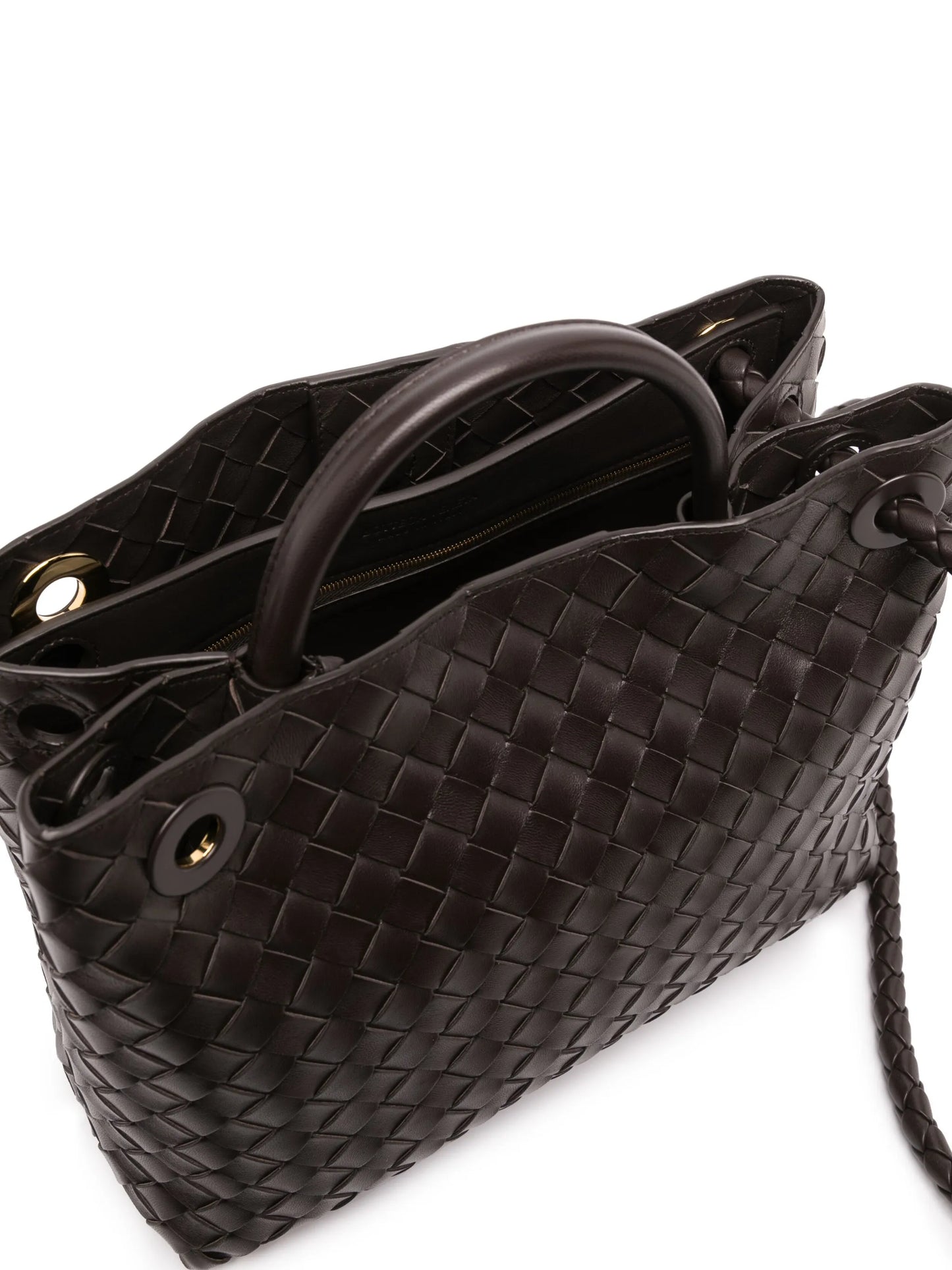 Intrecciato leather tote bag