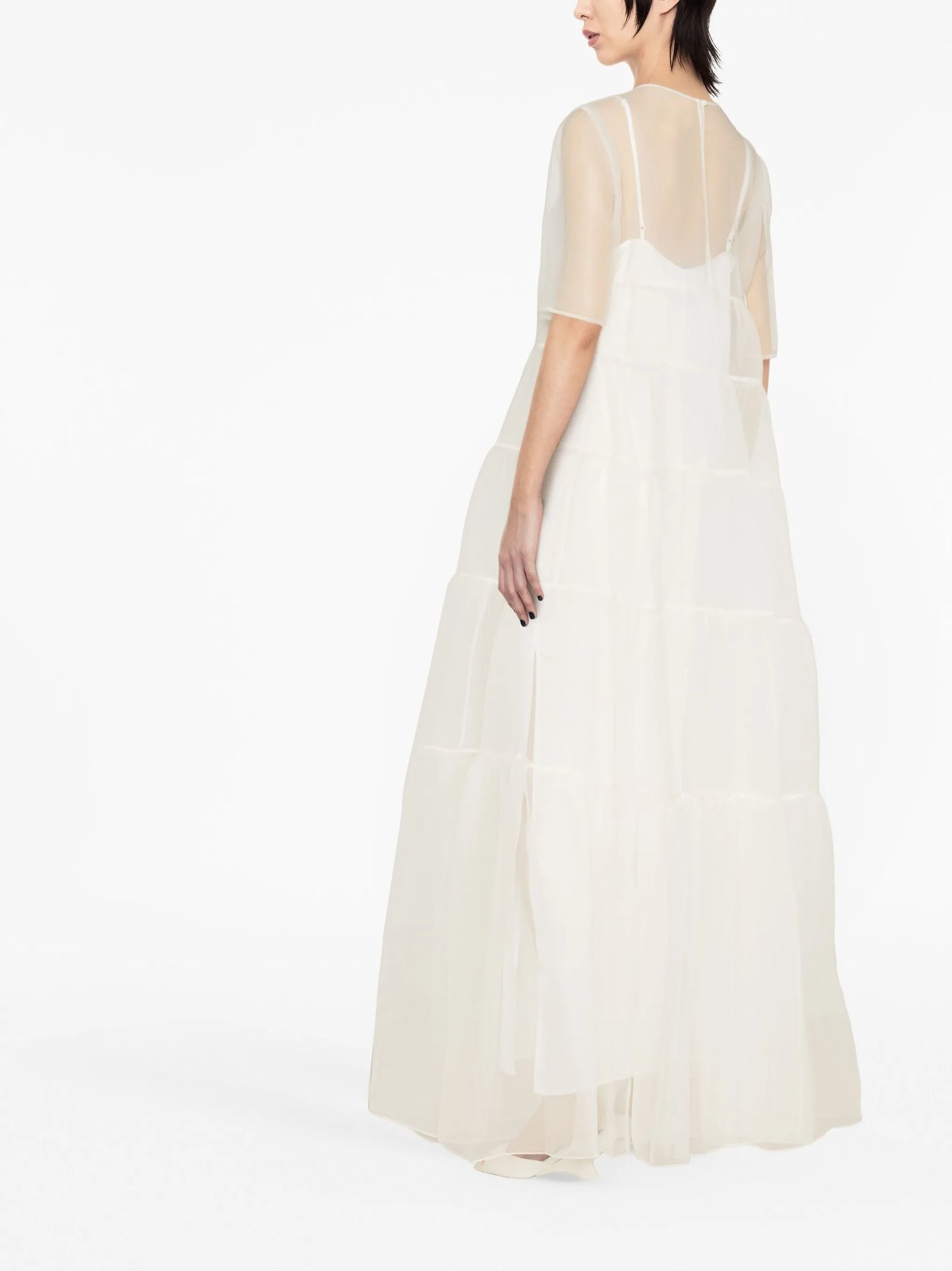 Hyacinth tiered maxi dress