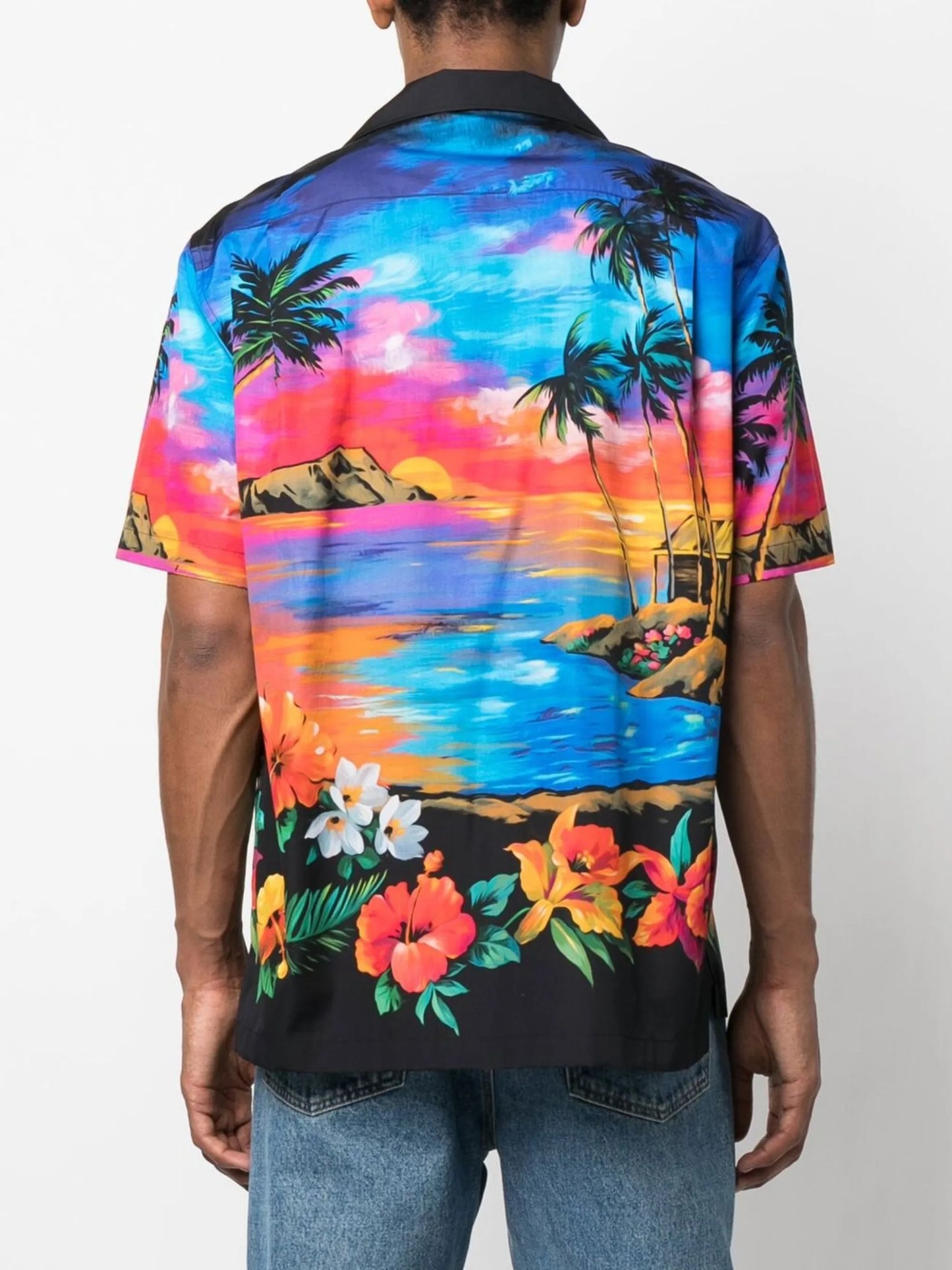 all-over graphic-print shirt