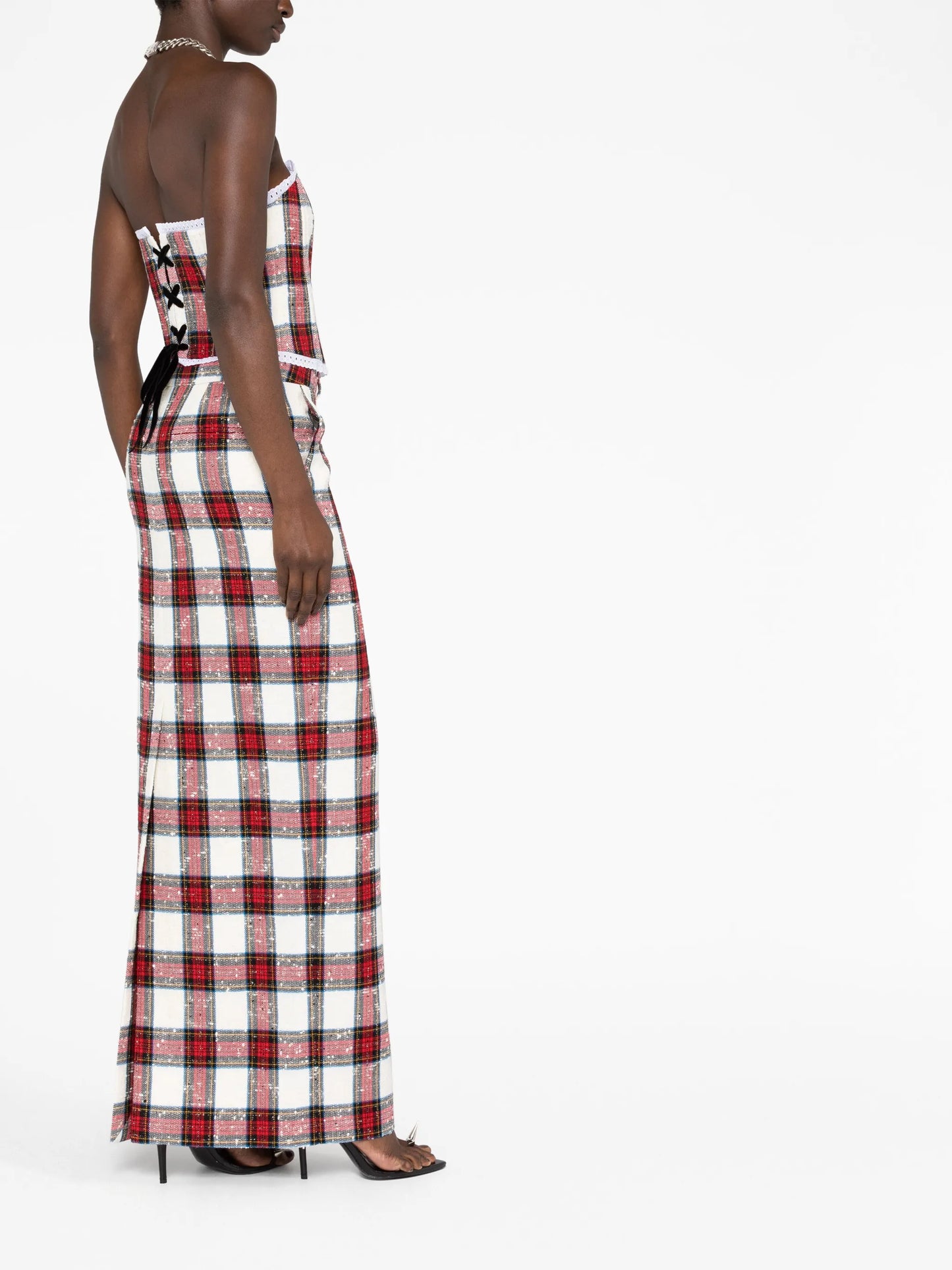 tartan pencil skirt