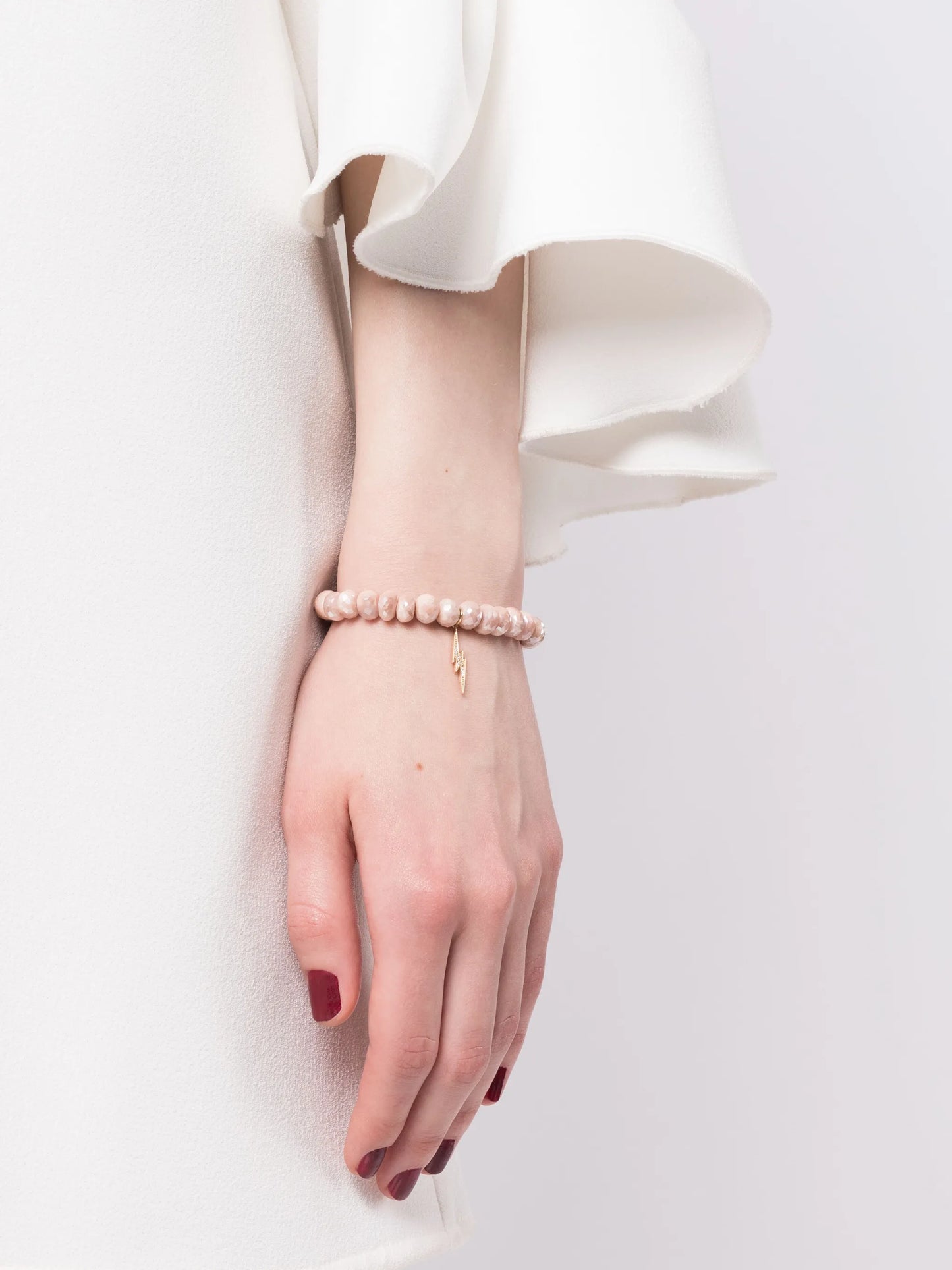 14kt yellow gold Lightning Bolt charm bracelet