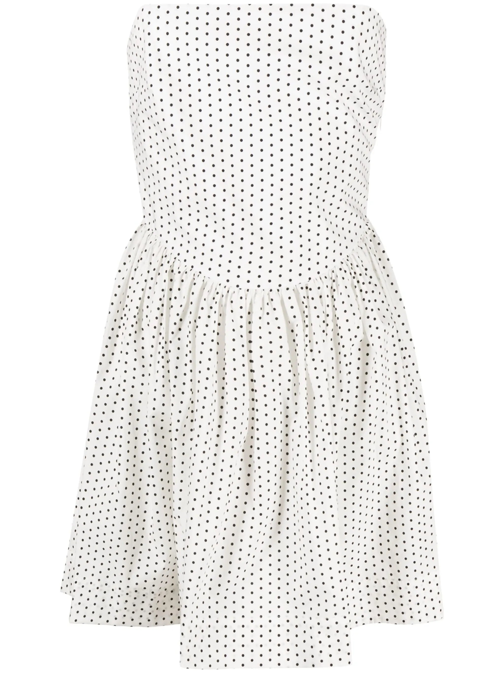 Hannah polka dot-print minidress