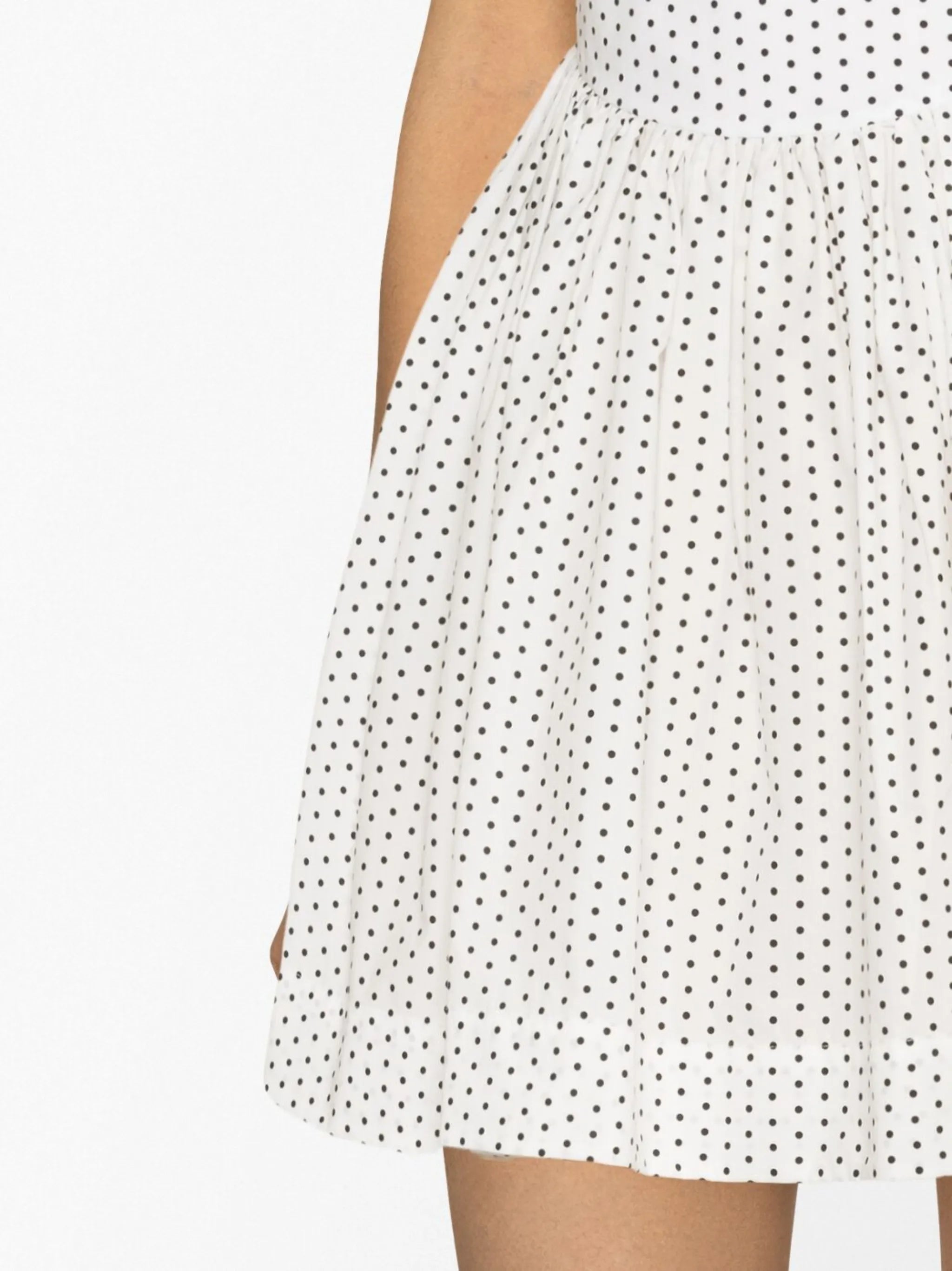 Hannah polka dot-print minidress