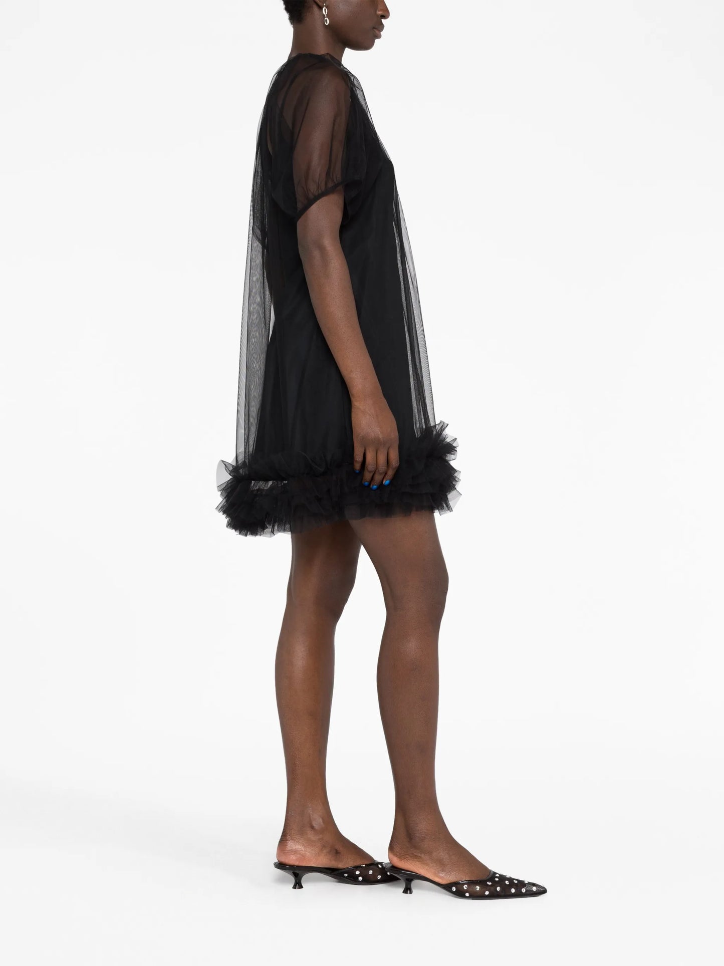 Trixy semi-sheer minidress