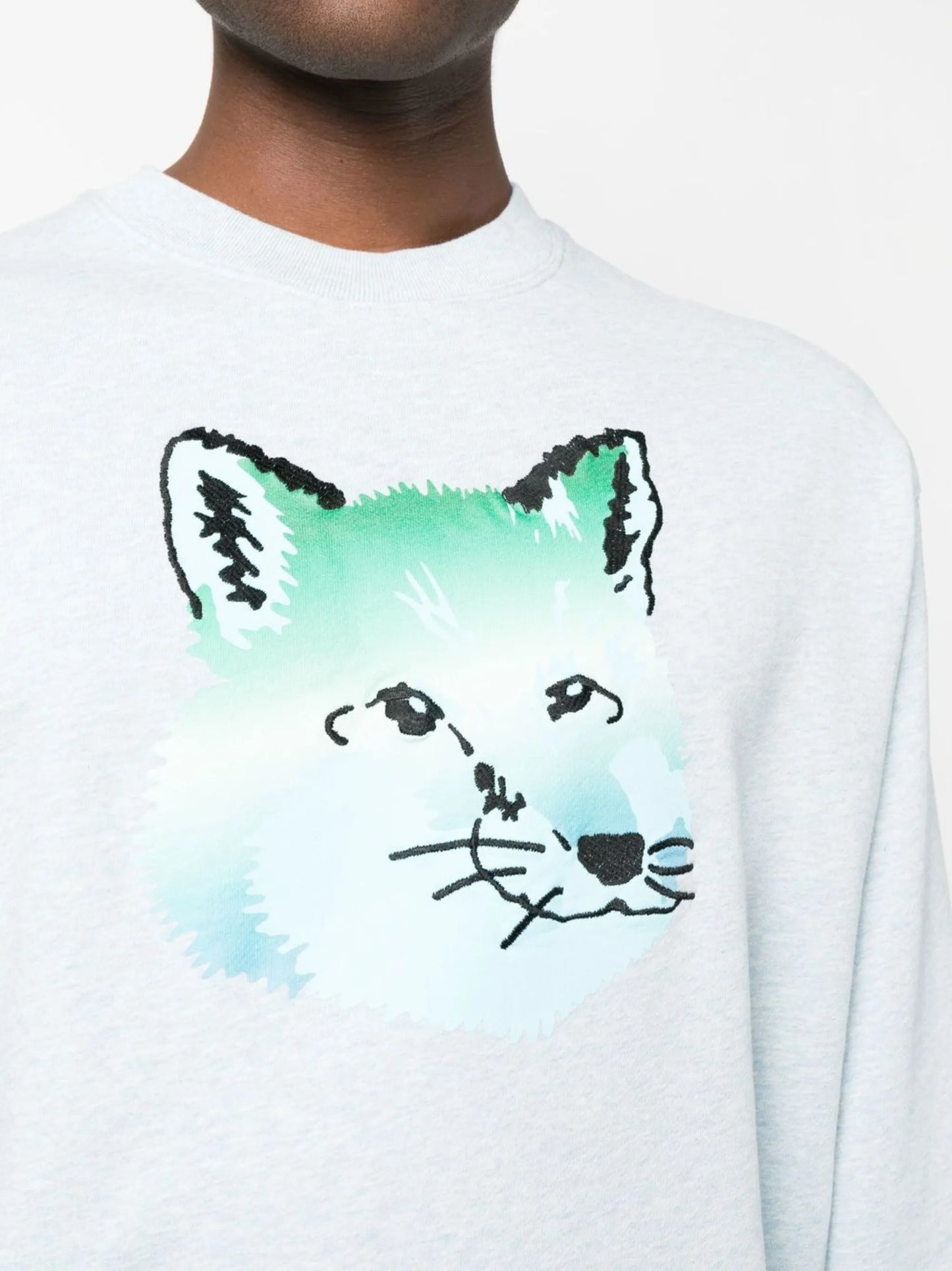 Vibrant Fox Head sweatshirt