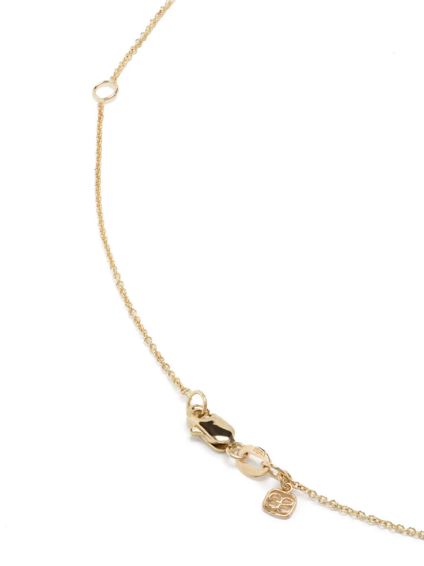 14kt yellow gold Marquise Eye diamond necklace