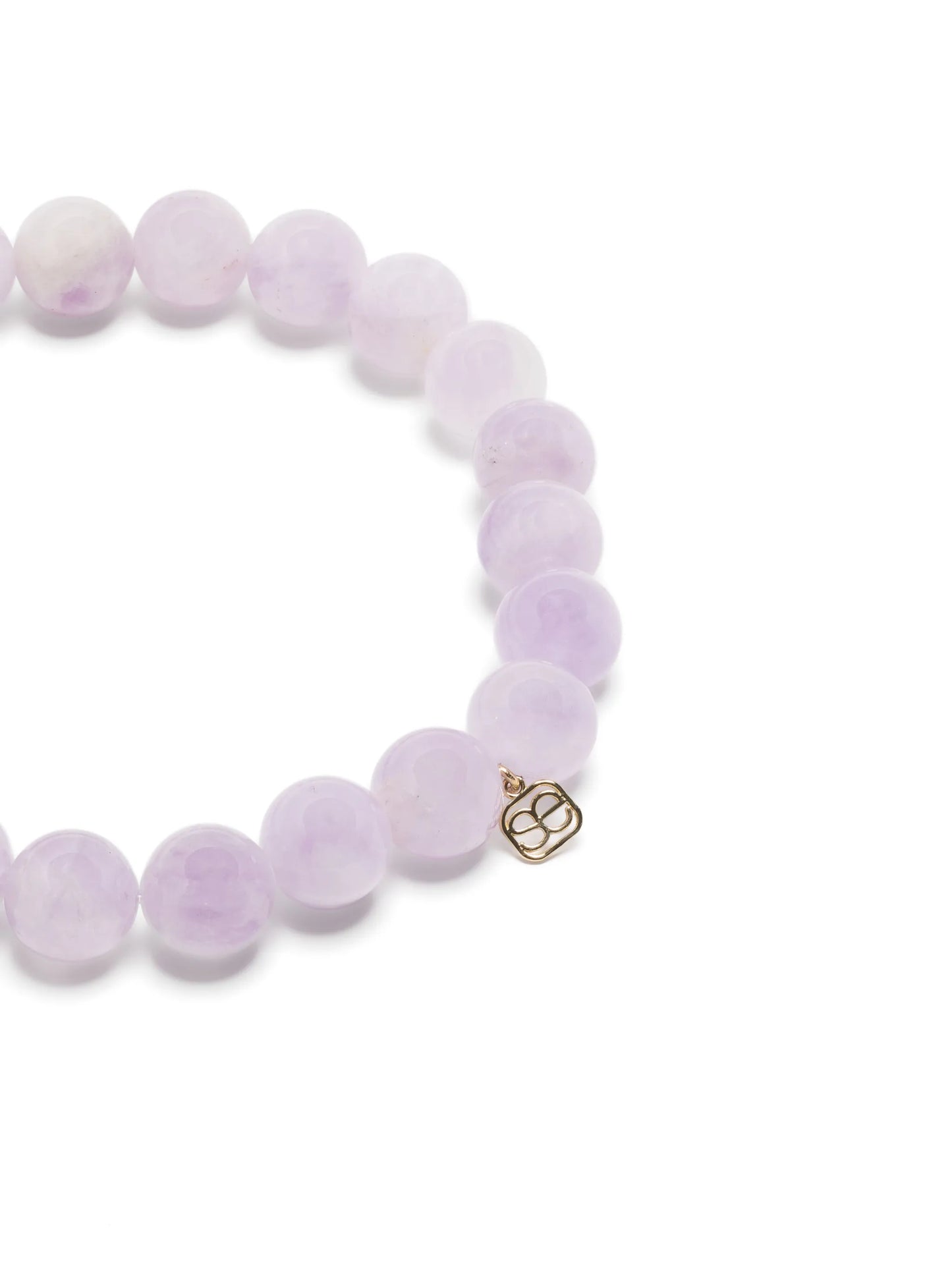 14kt yellow gold amethyst charm bracelet