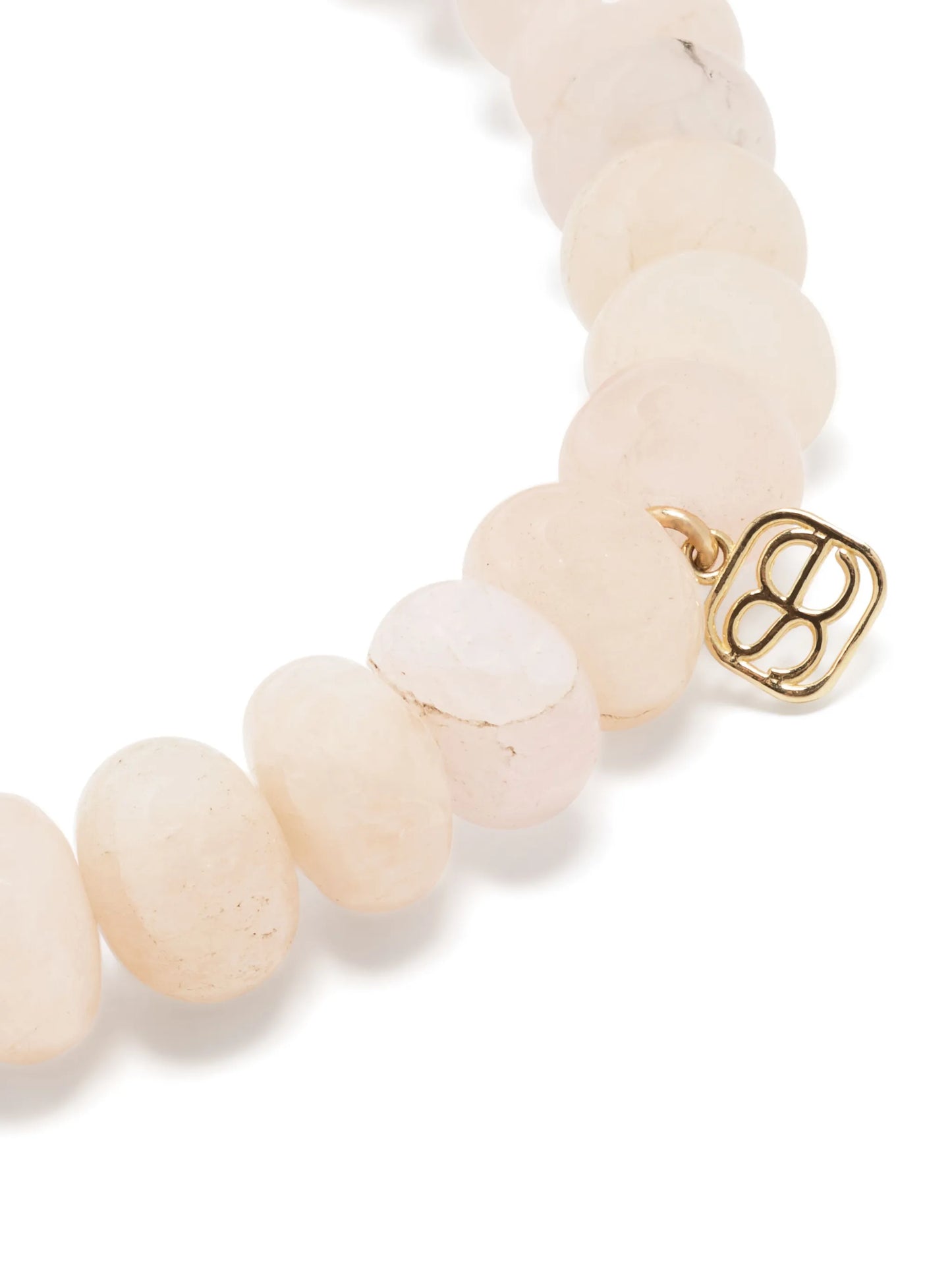 14kt yellow gold and diamond morganite bracelet