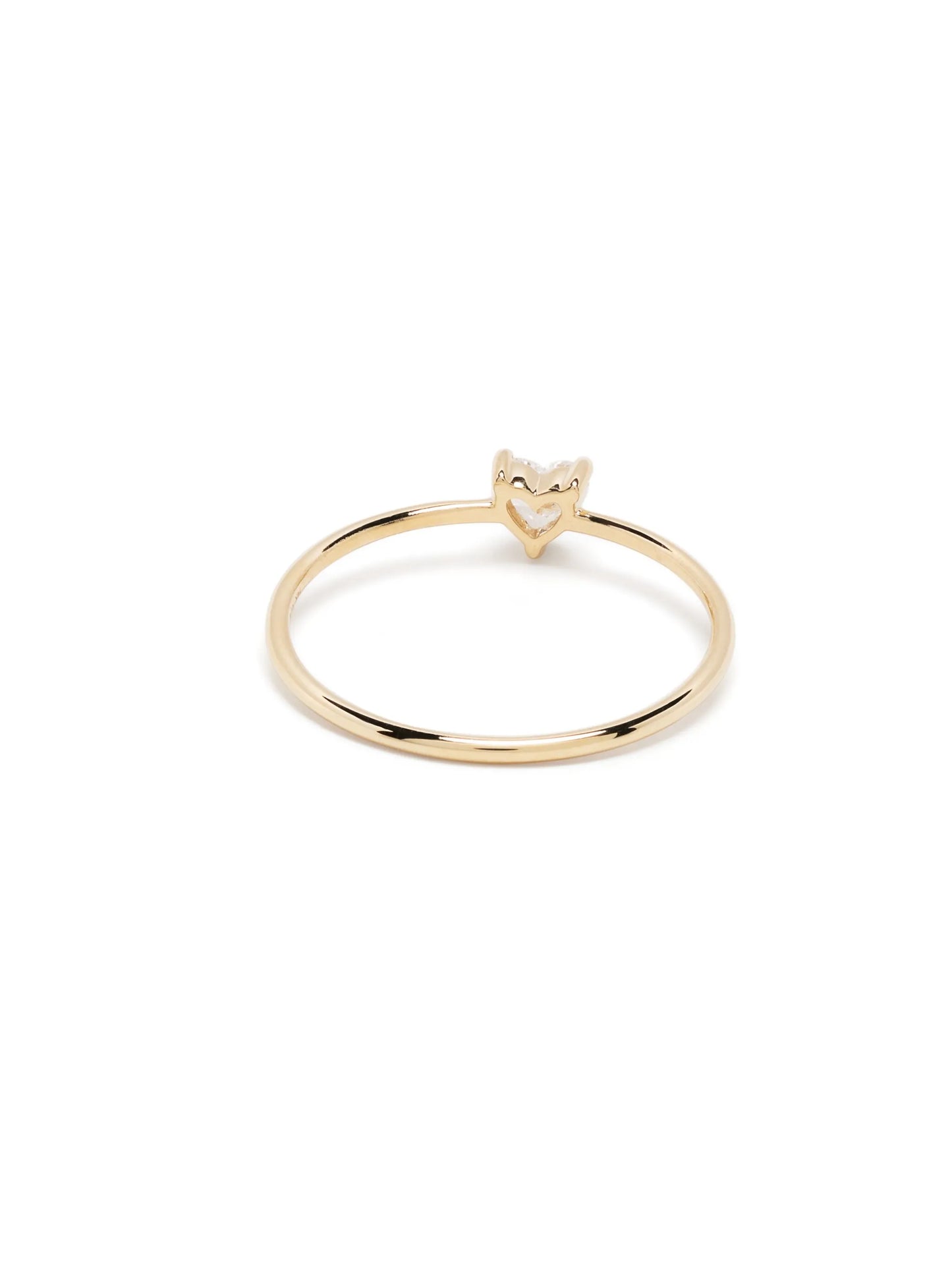 14kt yellow gold Love Grown Heart diamond ring