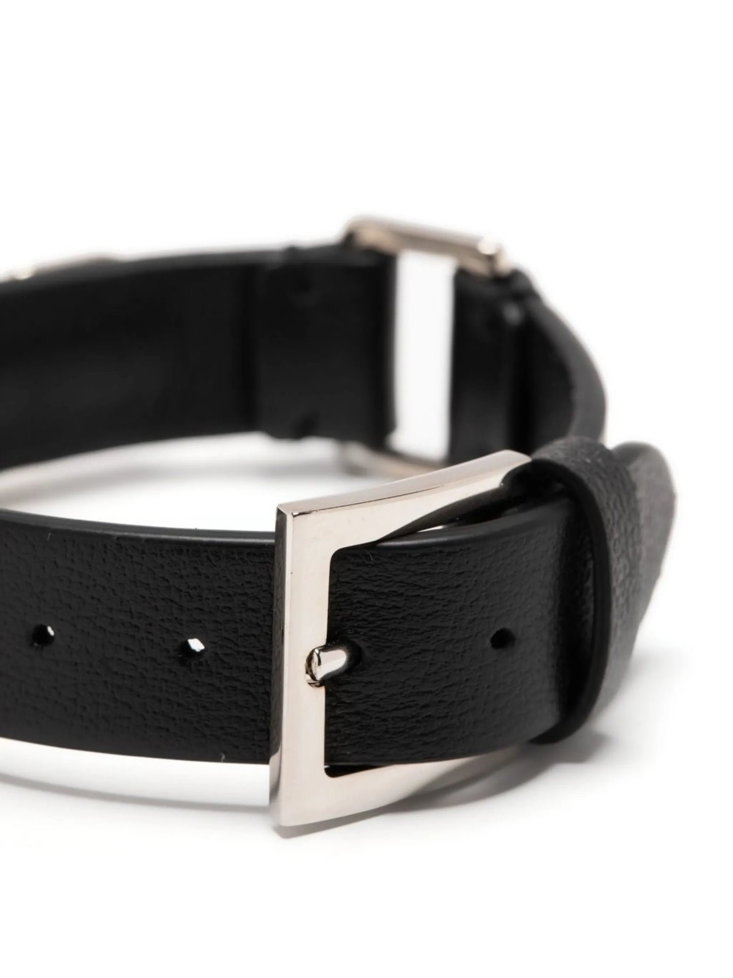 VLogo leather bracelet