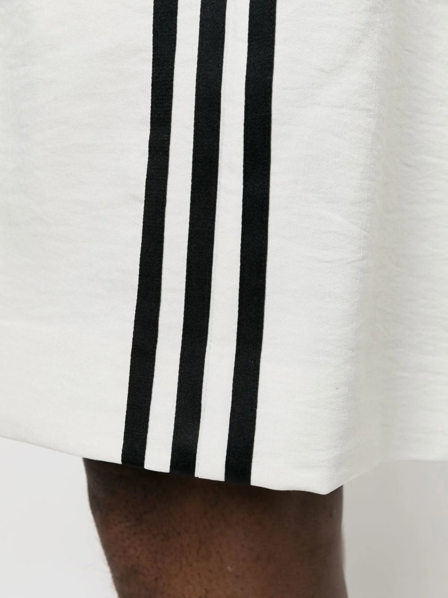side-stripe cotton shorts