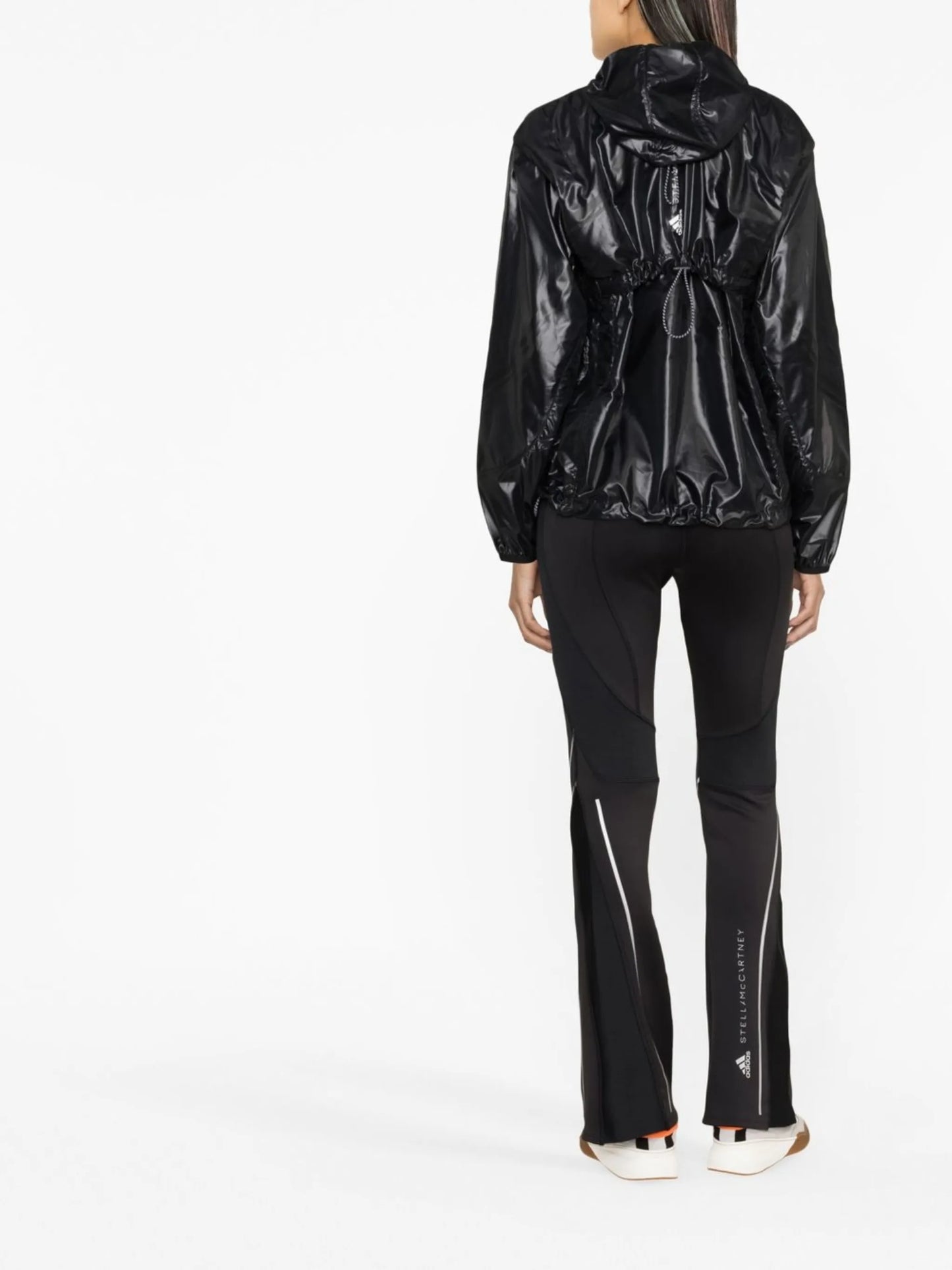 zip-up hooded jacket