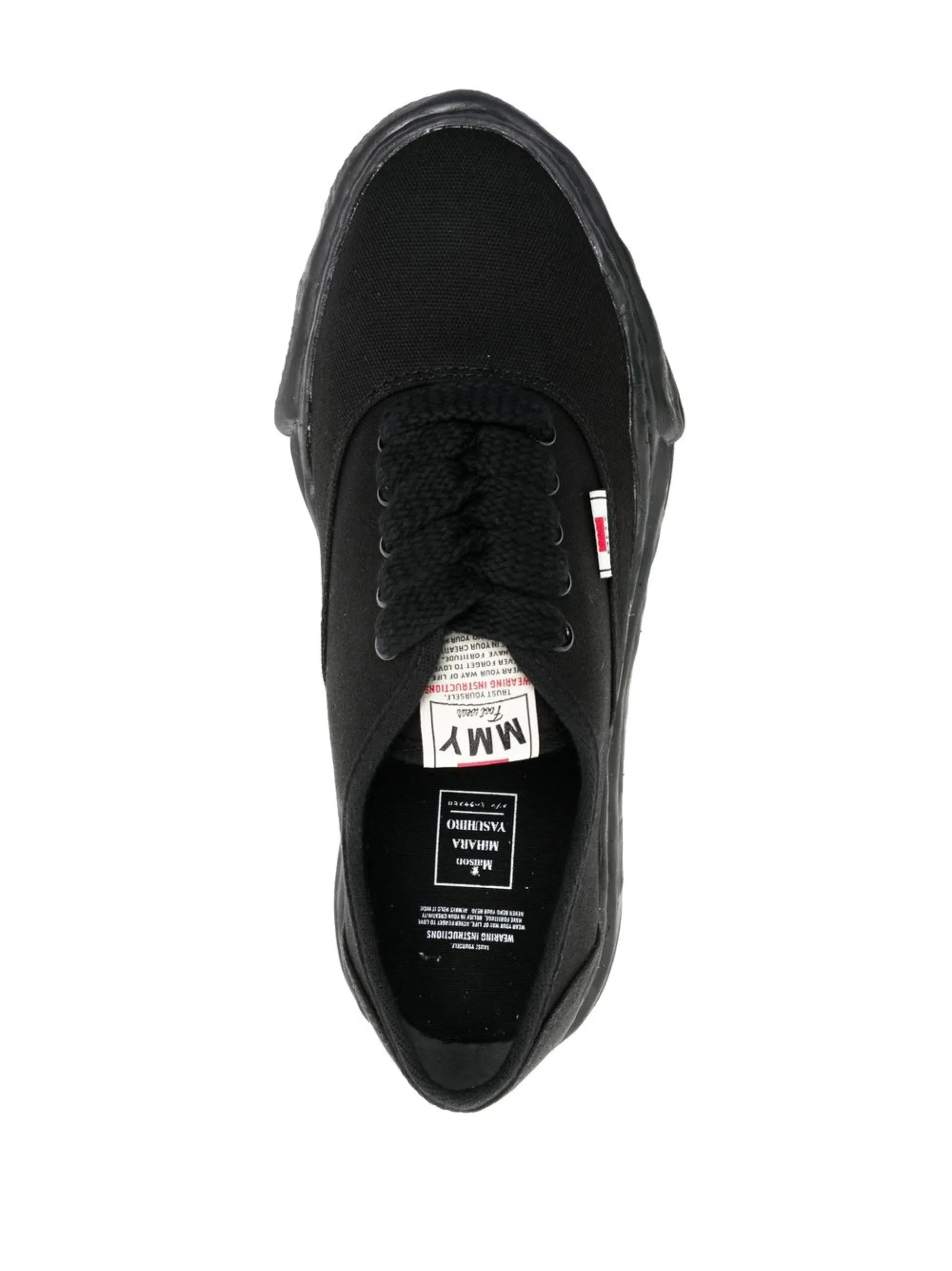low-top canvas sneakers