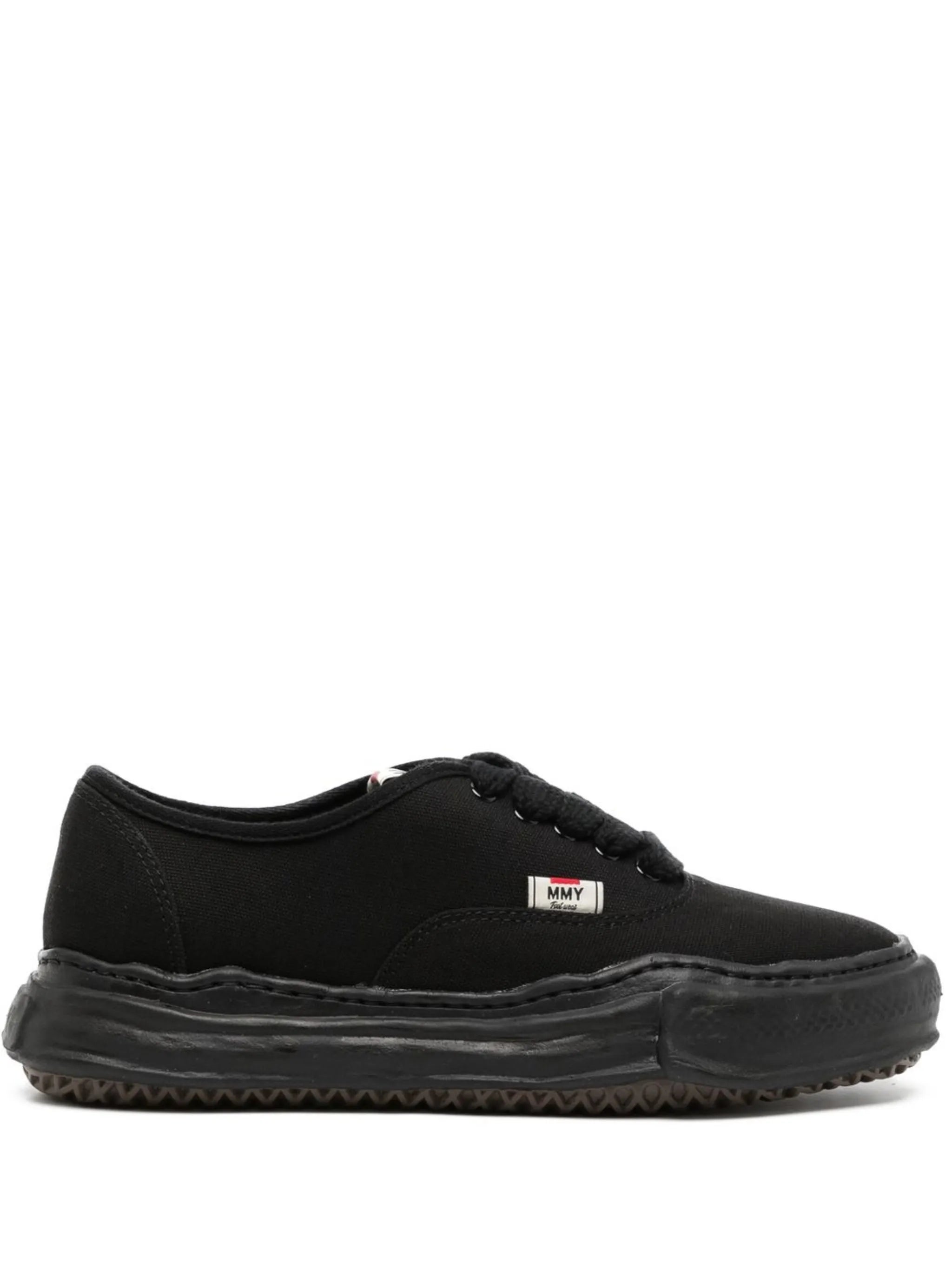 low-top canvas sneakers