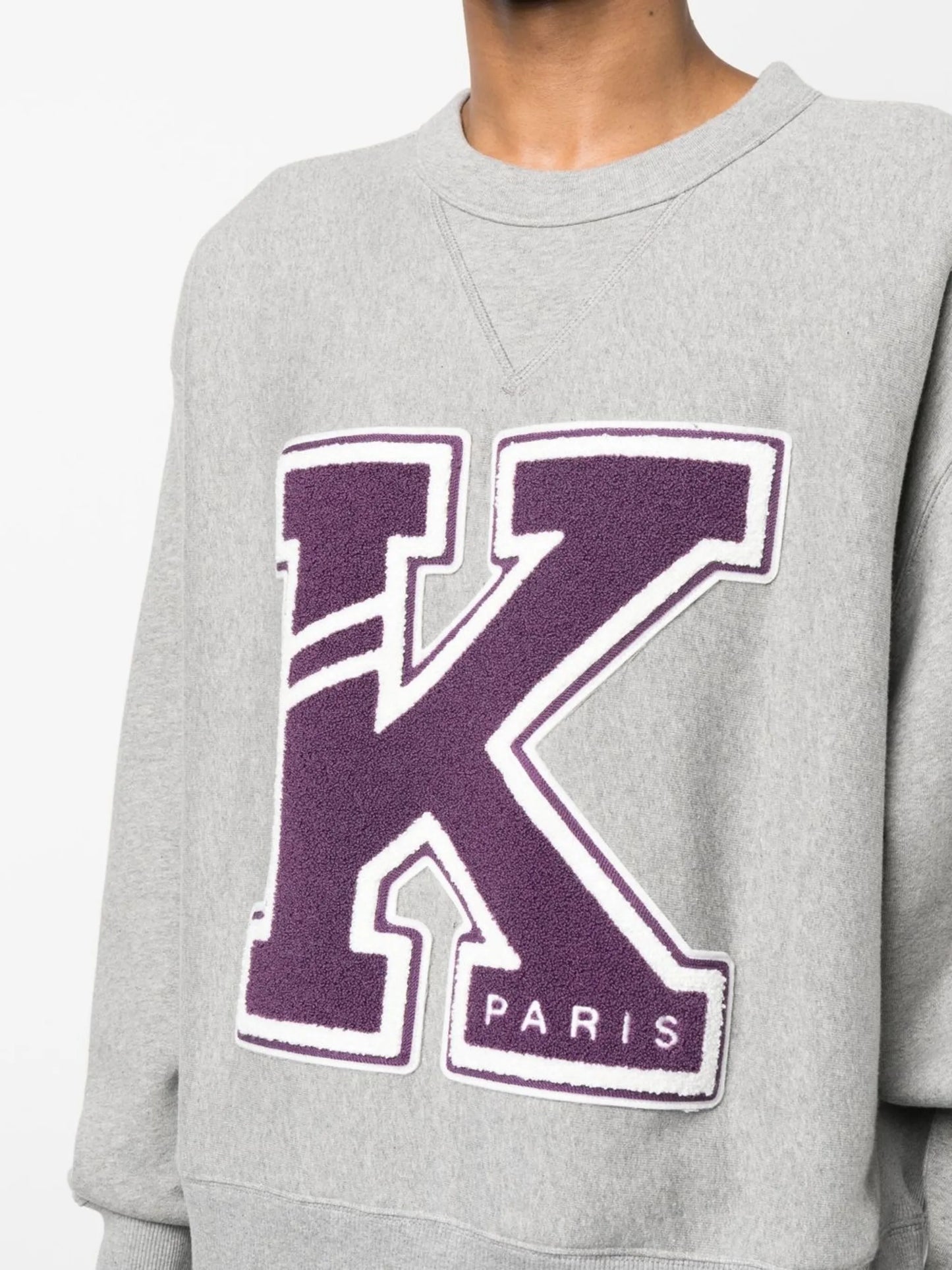 logo-patch detail sweatshirt