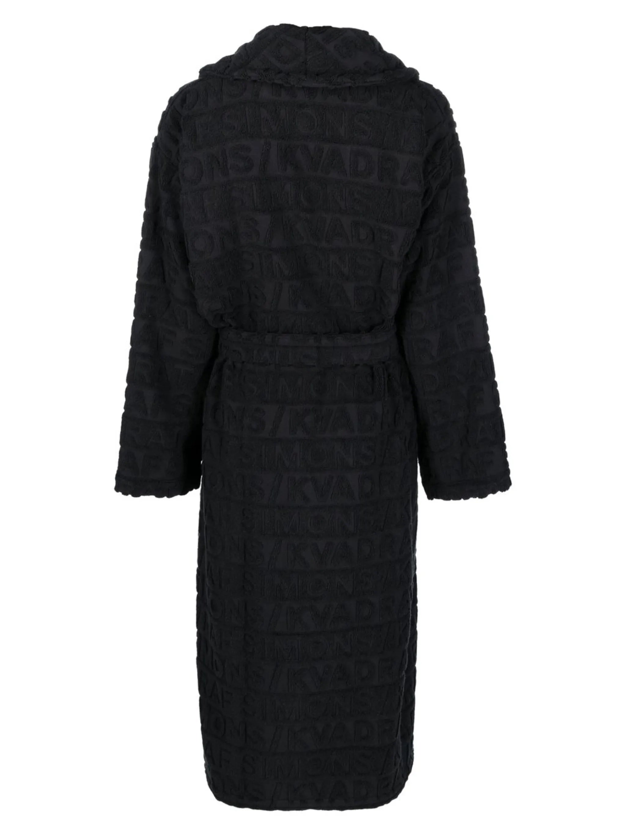x Raf embossed-logo bathrobe