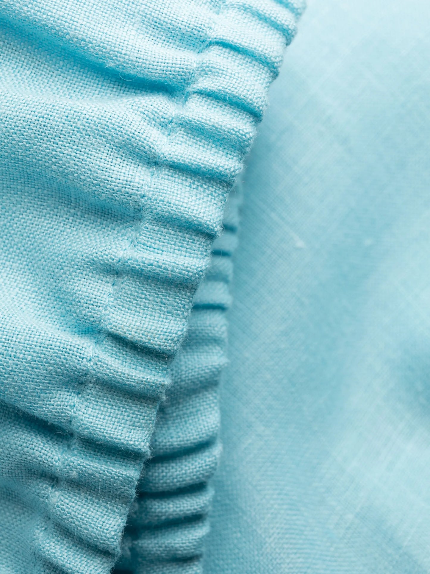 ruffled linen lounge suit