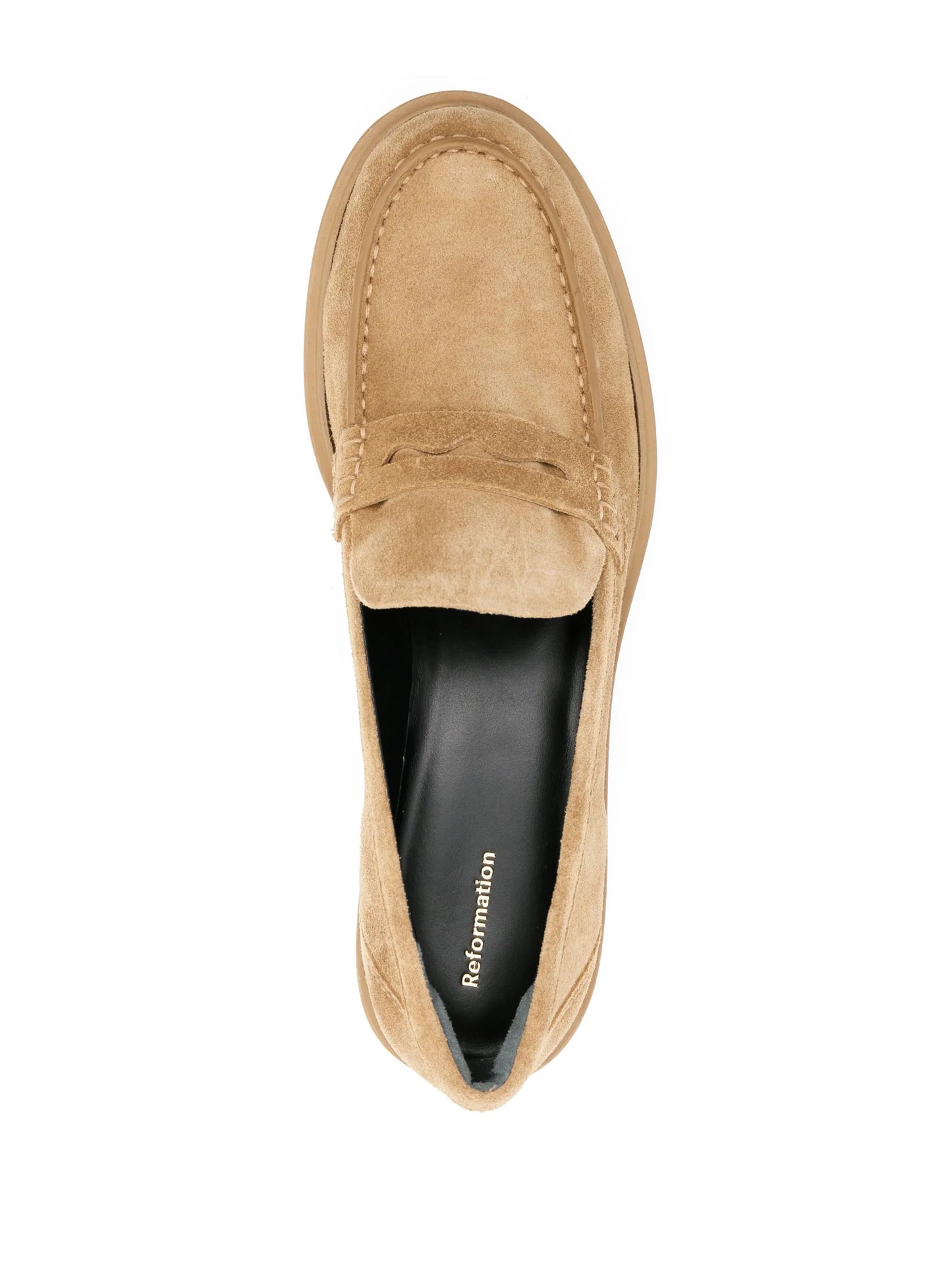 Agathea chunky suede loafers