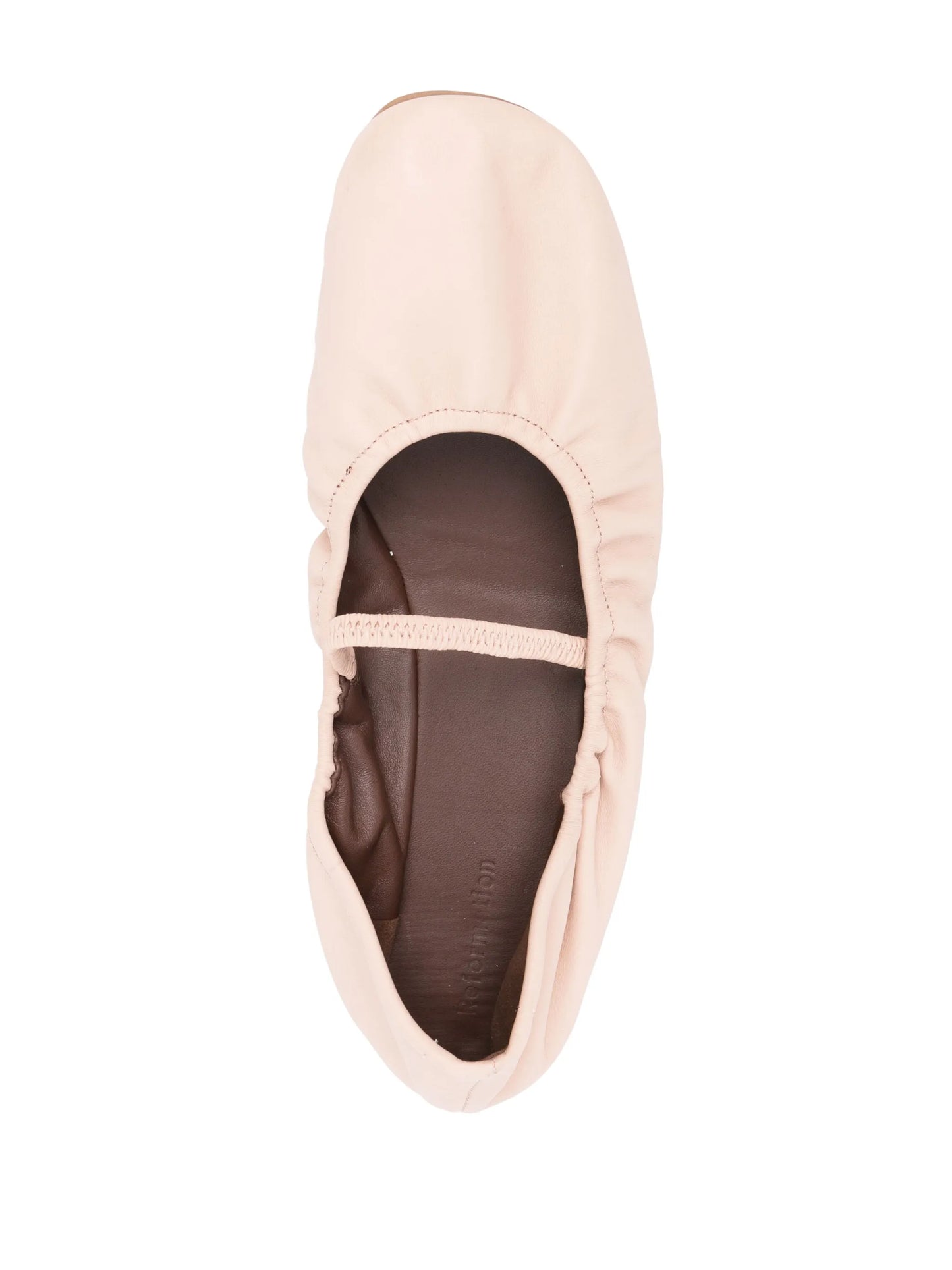 Buffy round-toe ballerinas