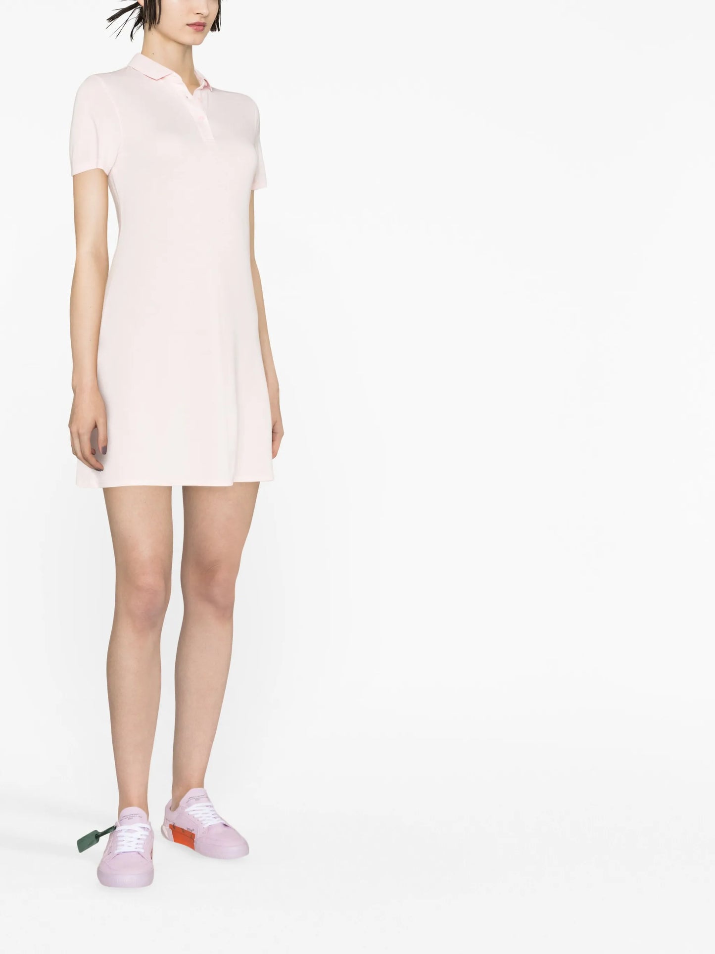 short-sleeve polo dress