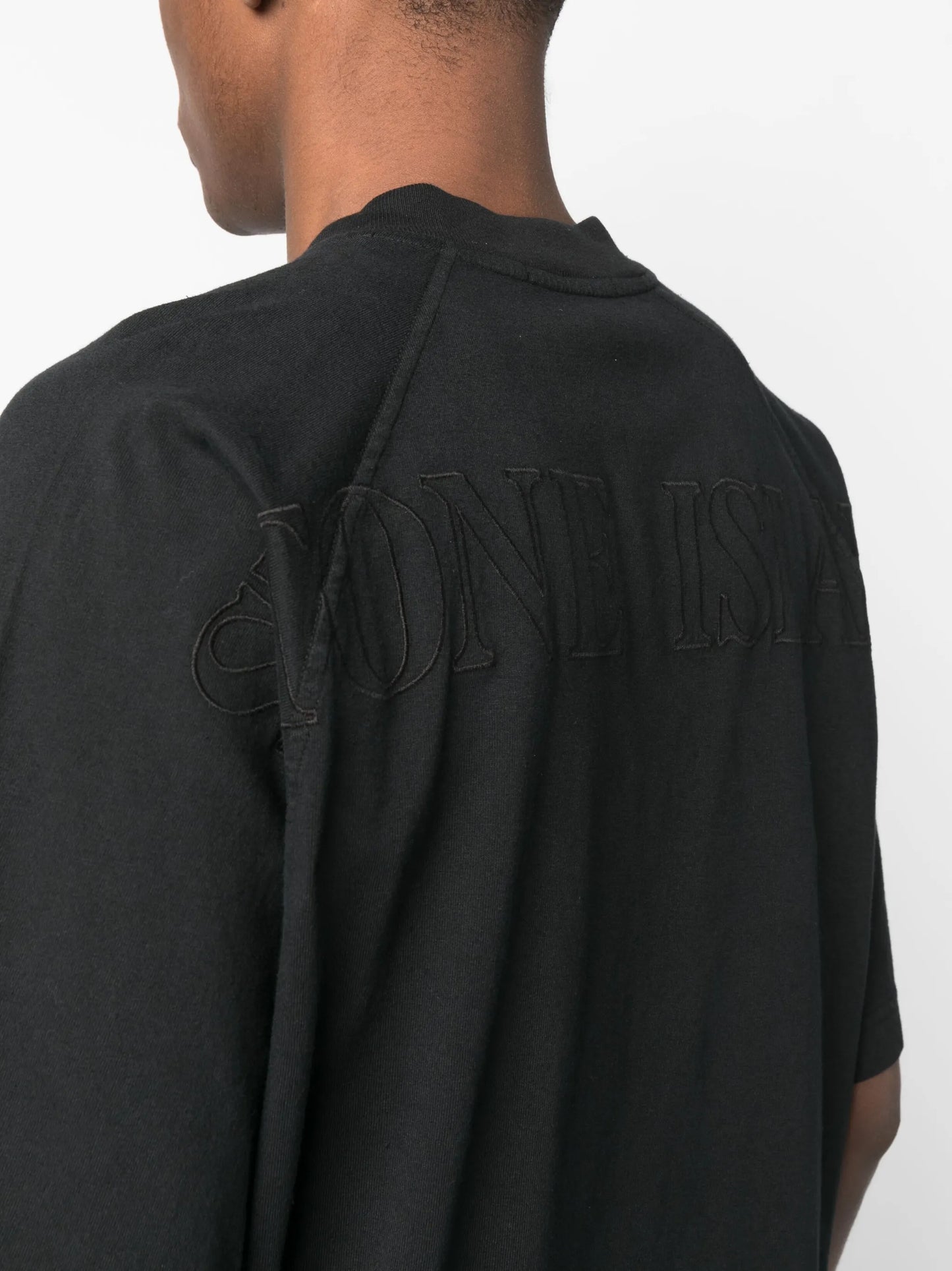 logo-embroidered cotton T-shirt