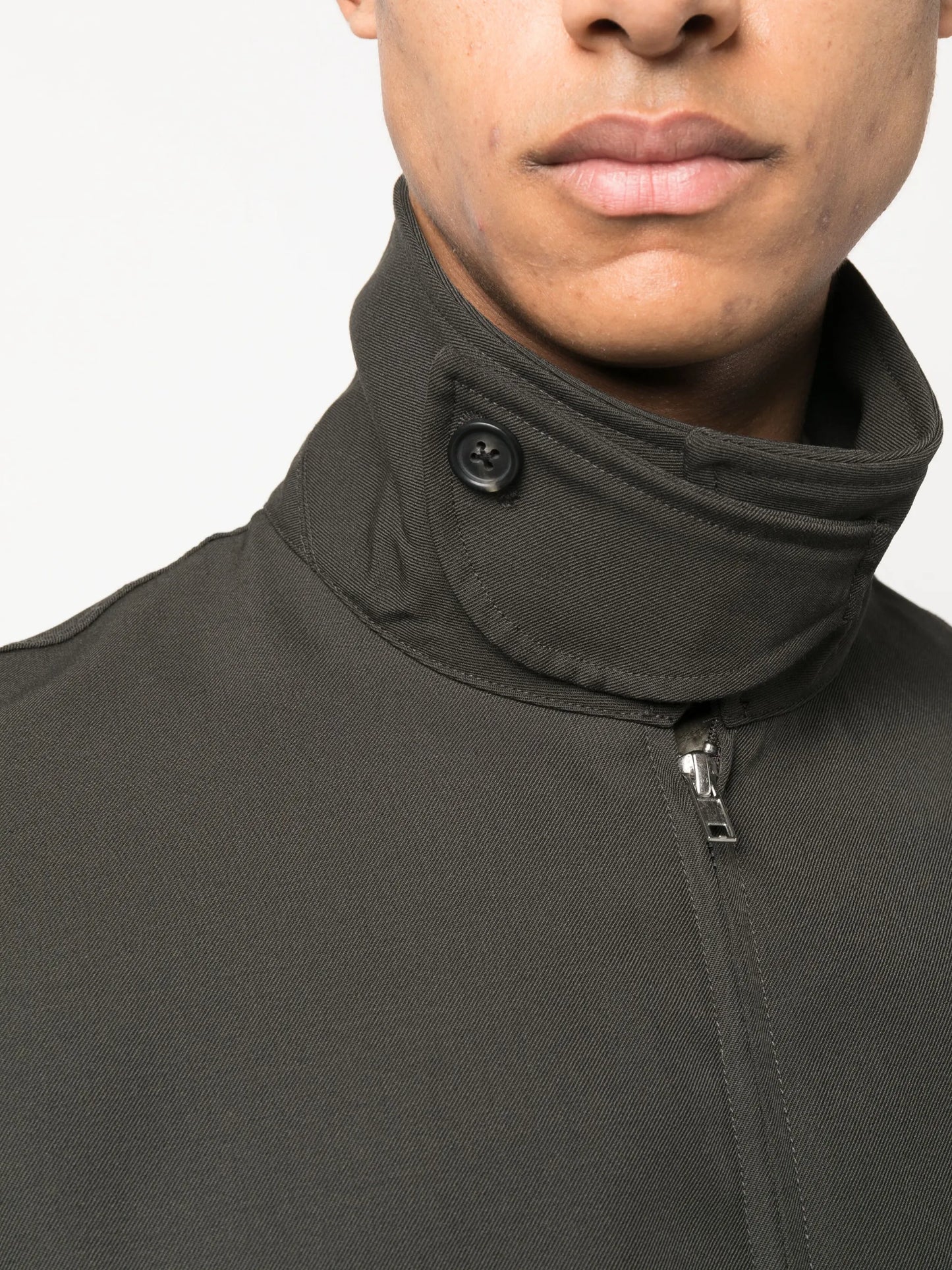 stand-up collar bomber jacket