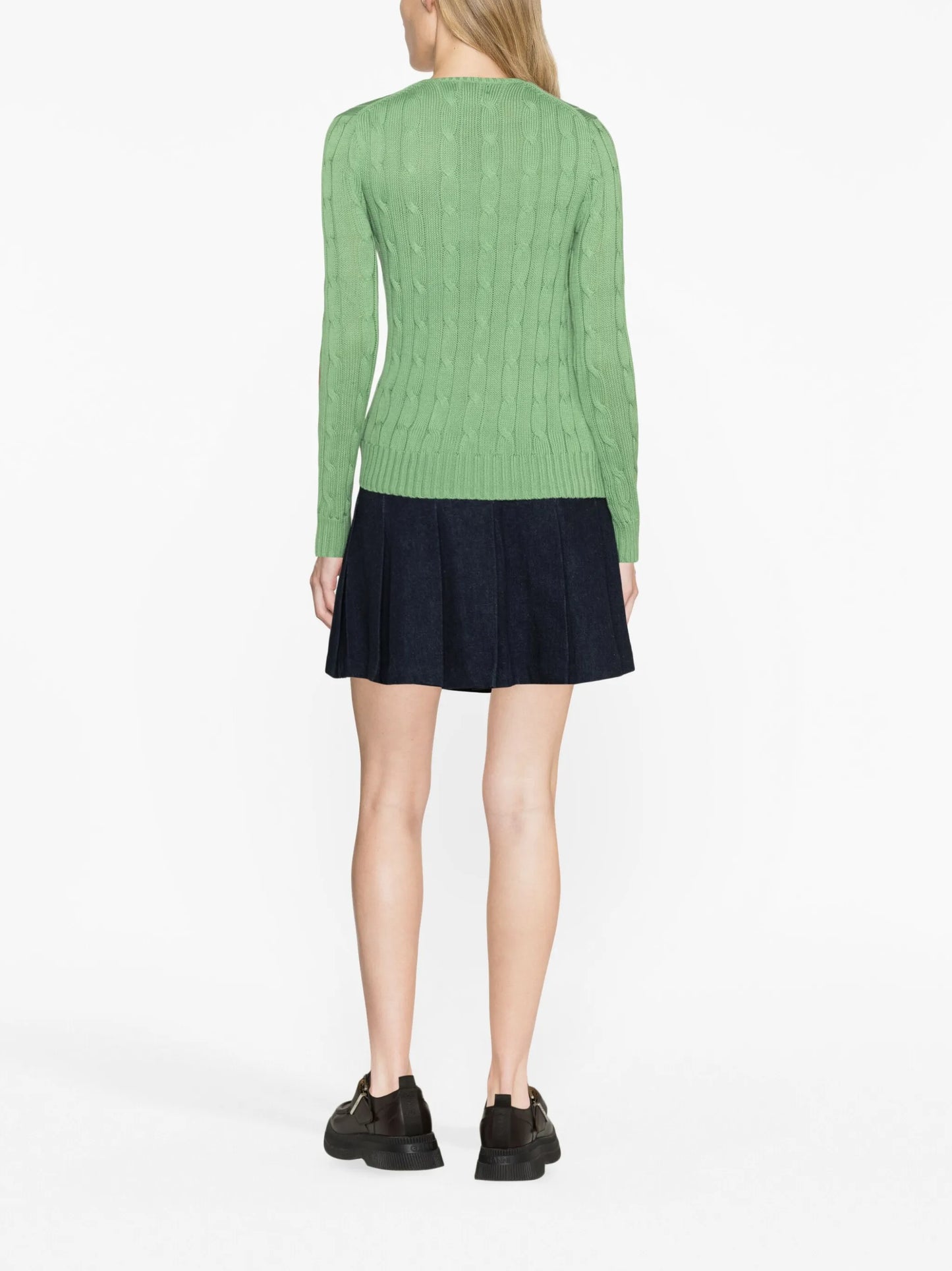 Polo Pony cable-knit jumper