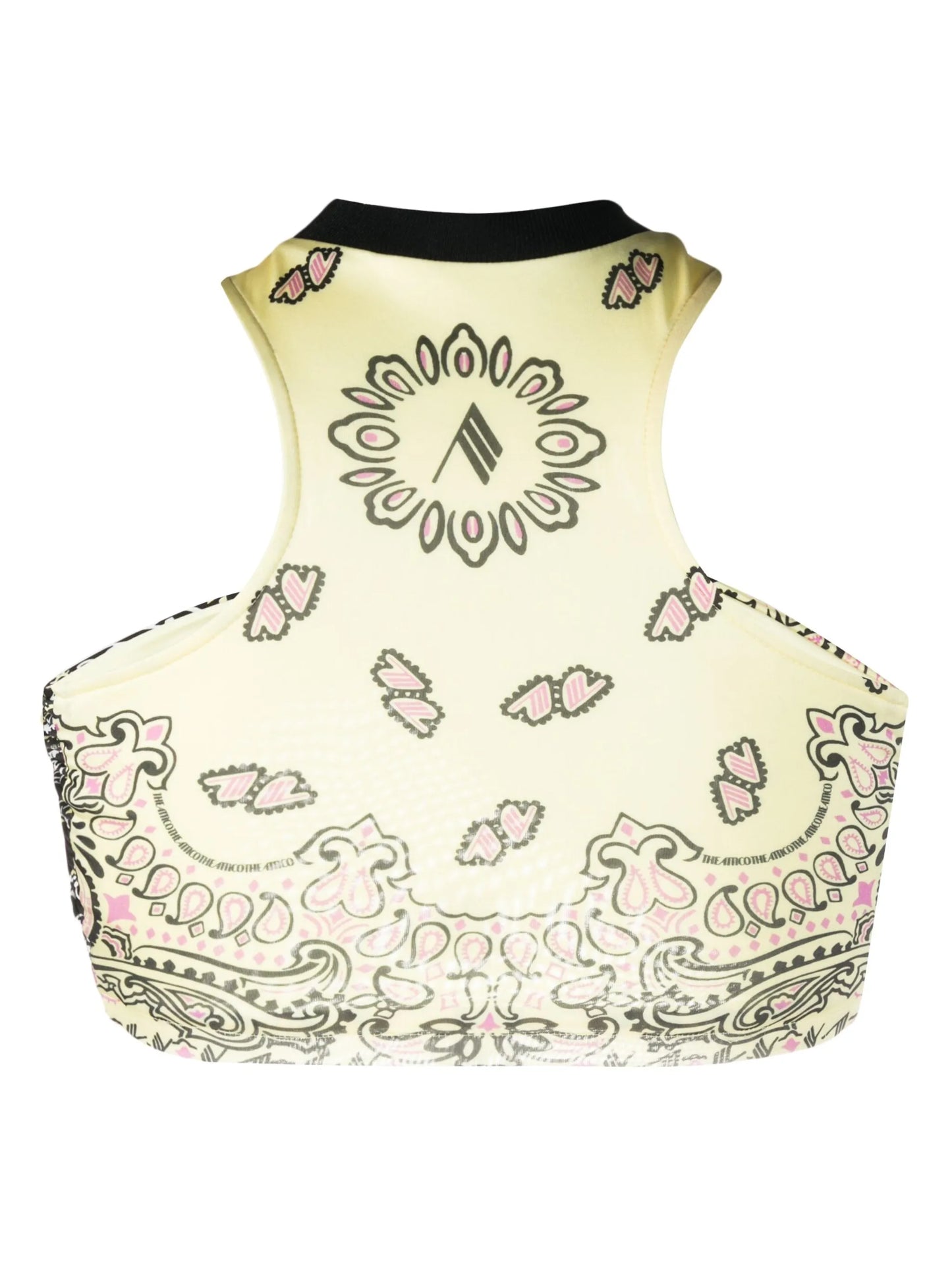 Asahi bandana-print top