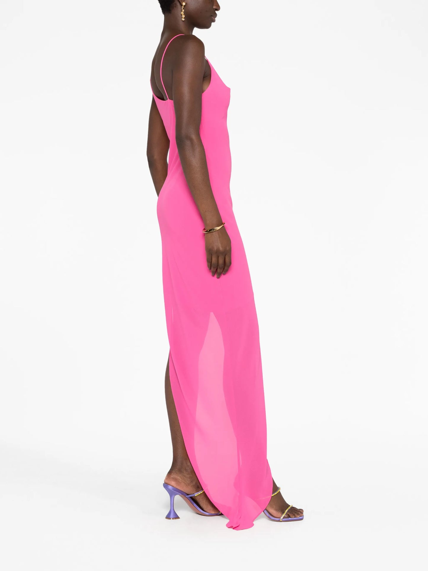 Matisse asymmetric side-slit maxi dress