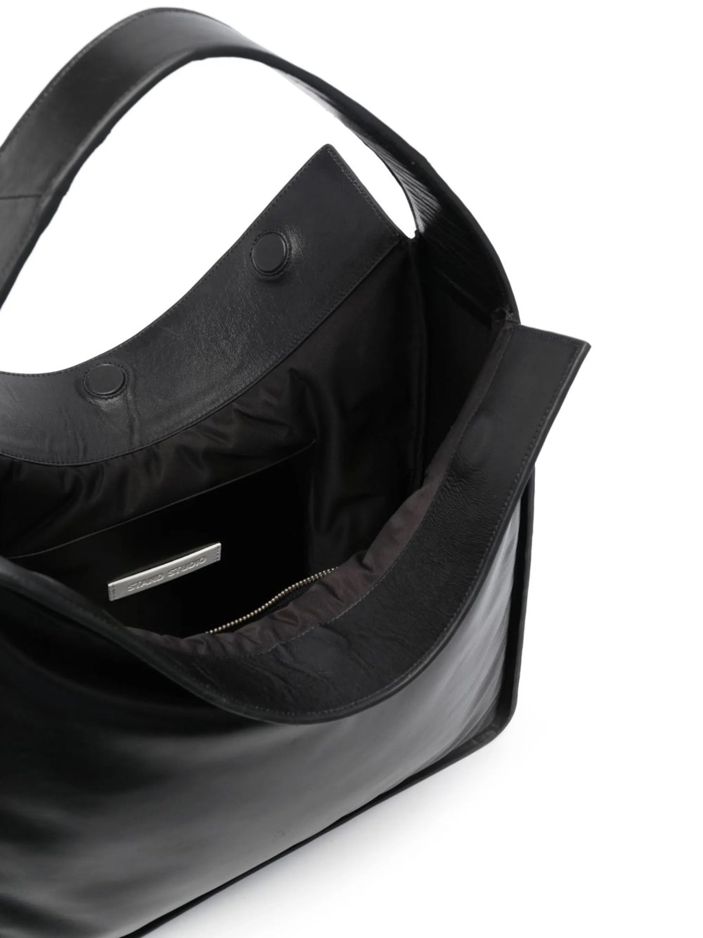 embossed-logo tote bag