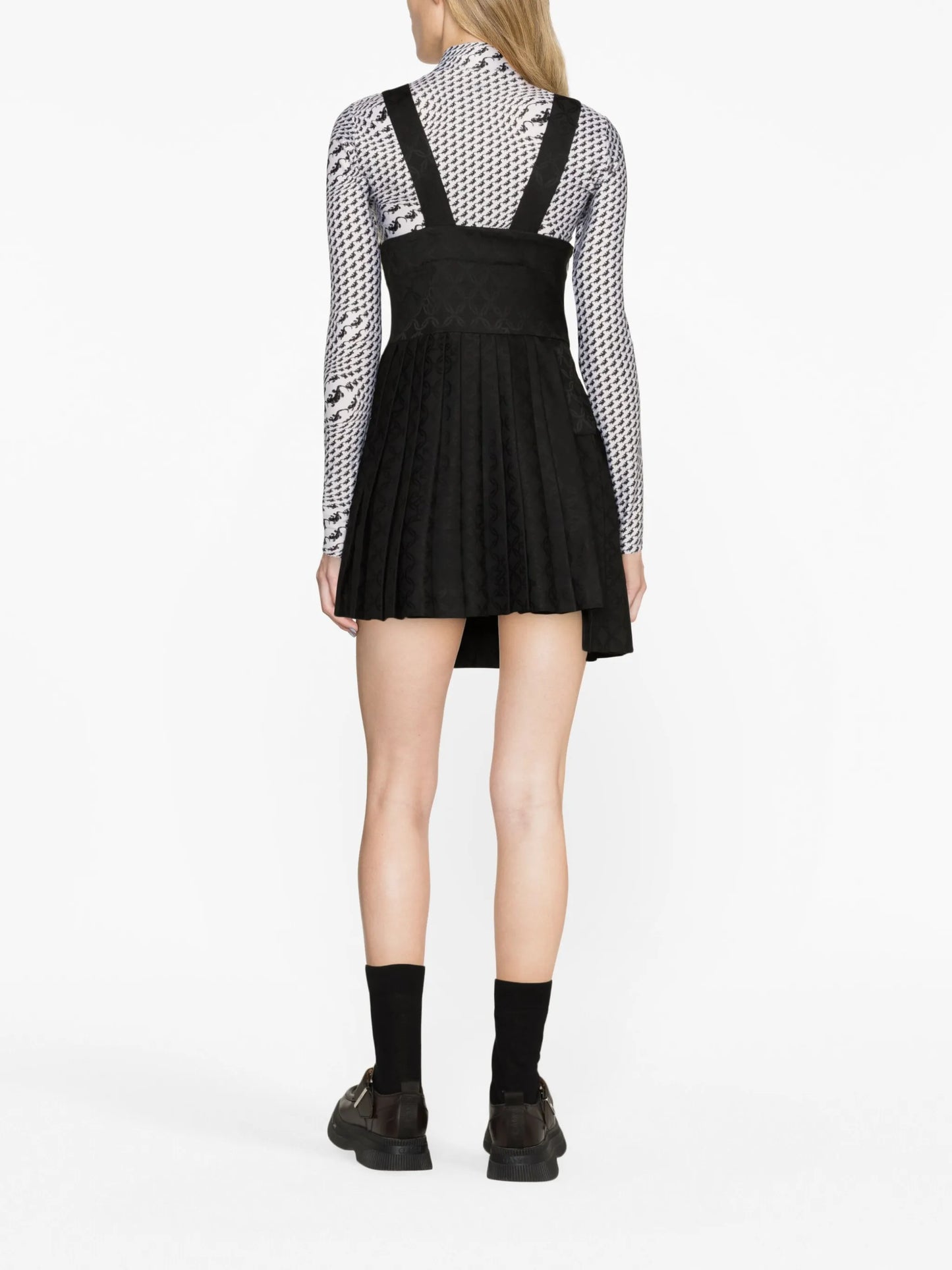 Kilt Gender-jacquard minidress