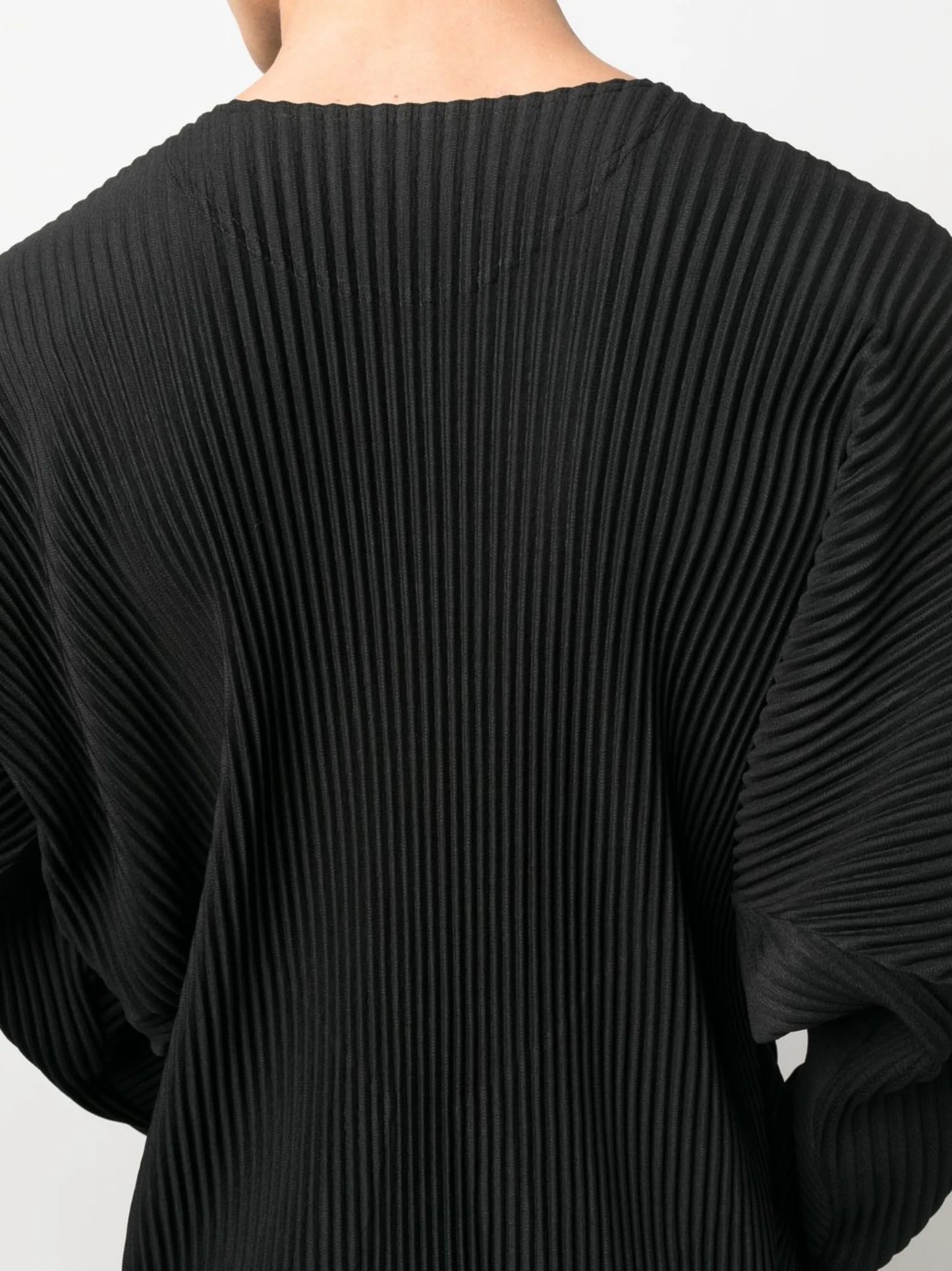 round-neck ribbed T-shirt