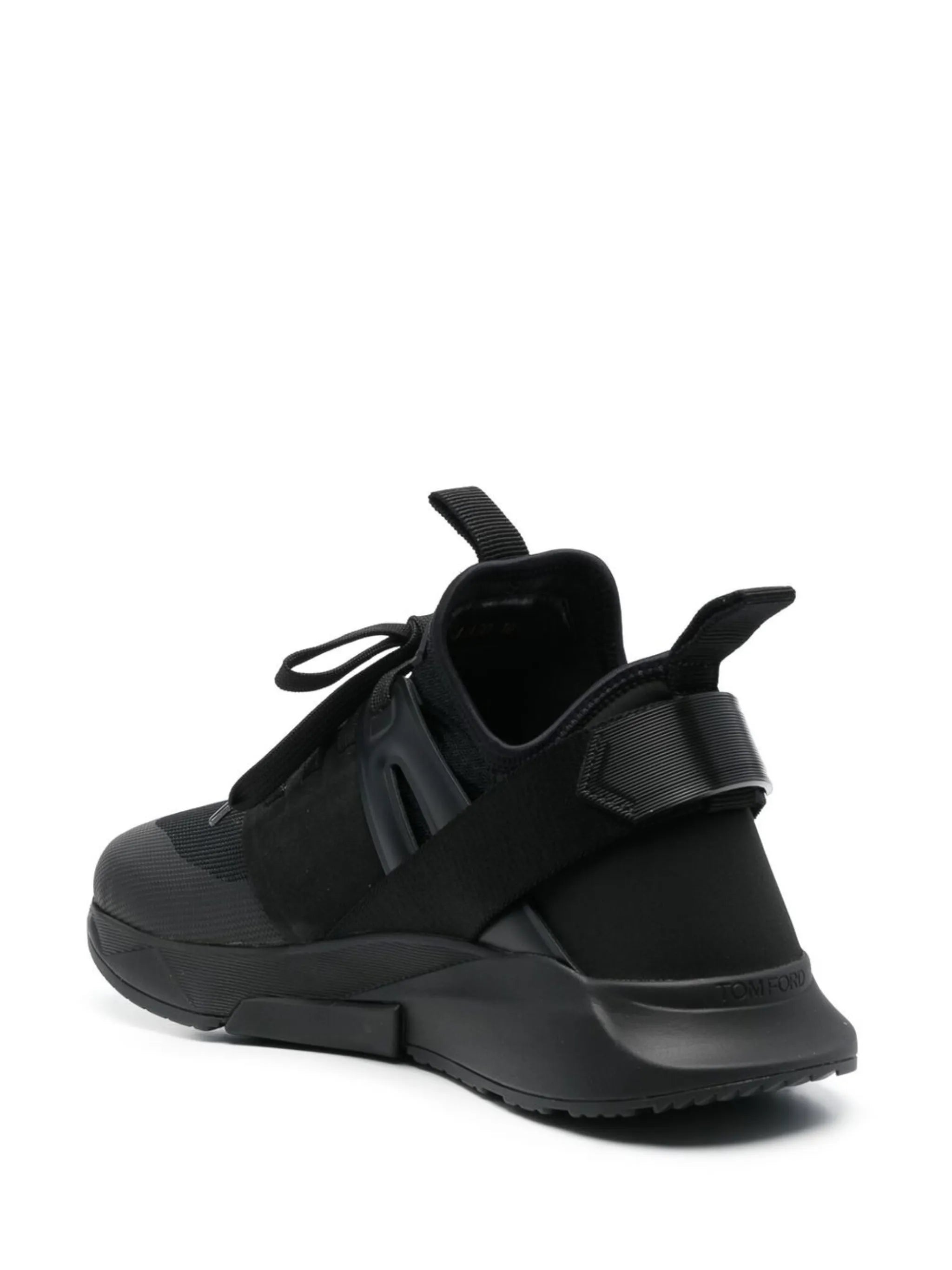 logo-patch lace-up sneakers