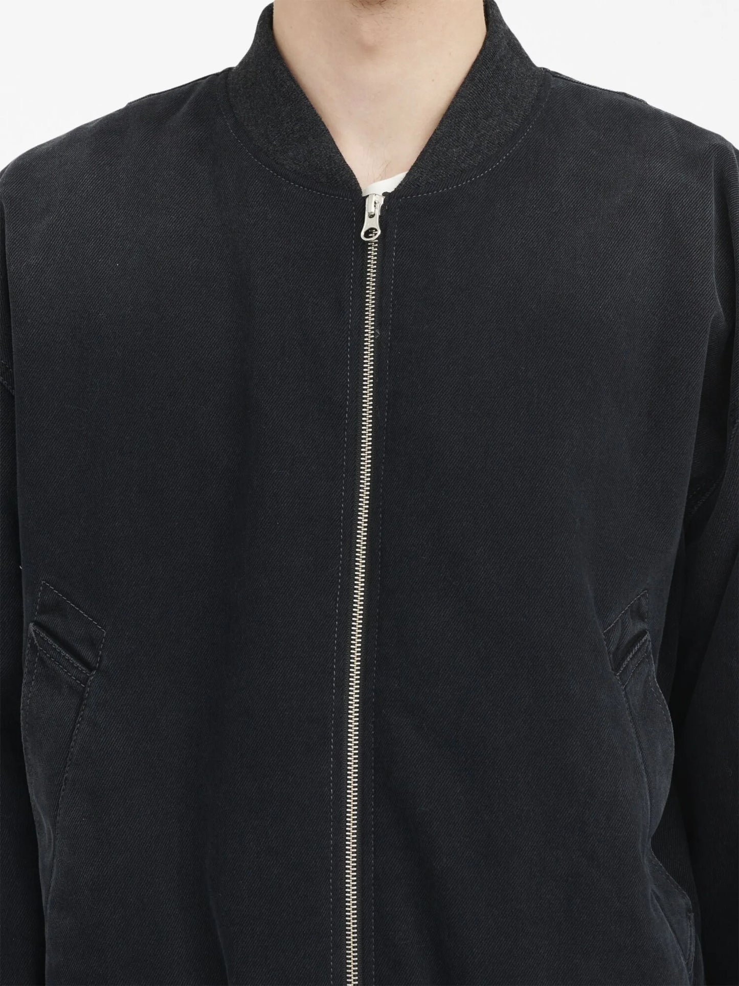denim bomber jacket