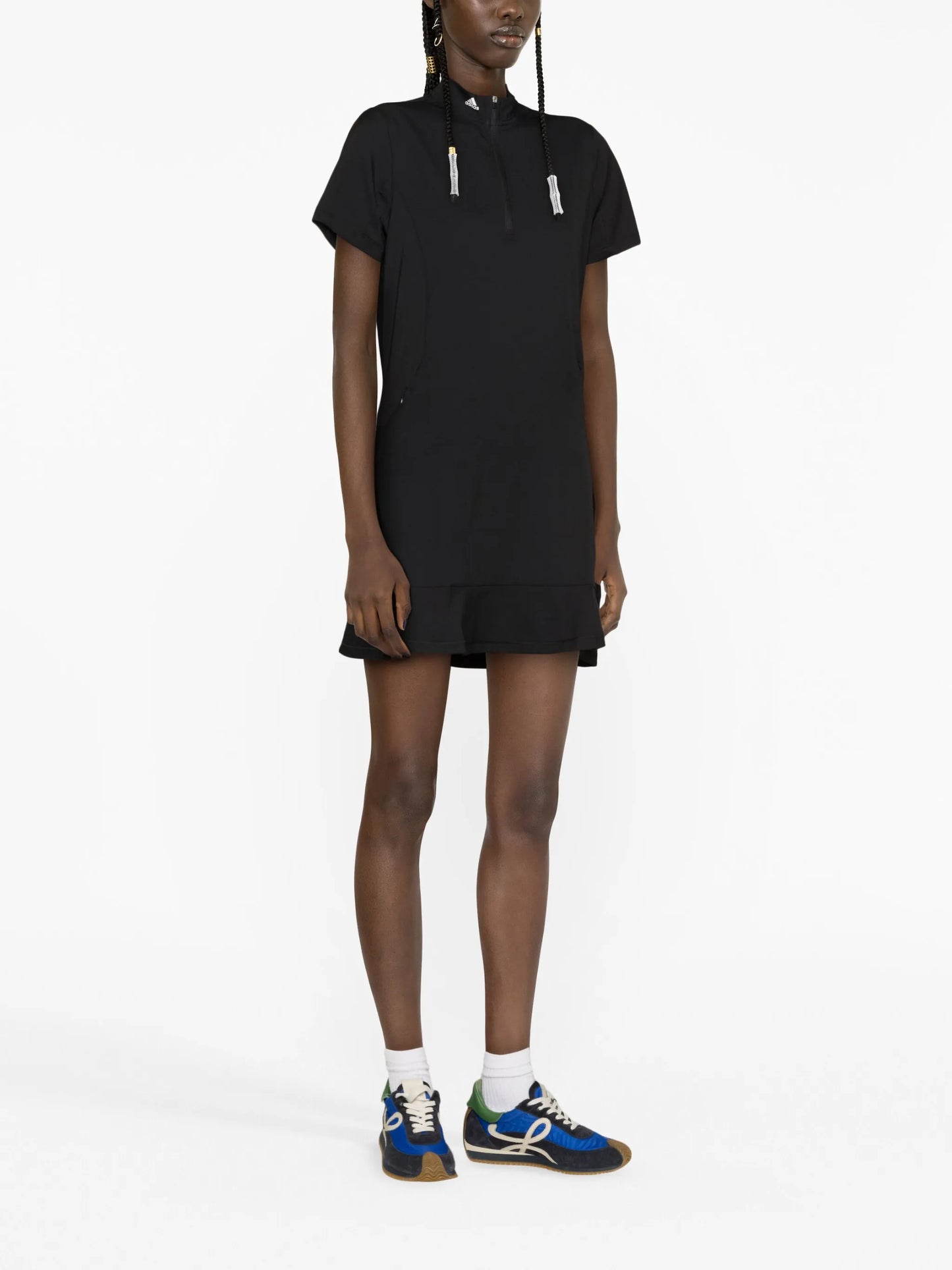 logo-print minidress