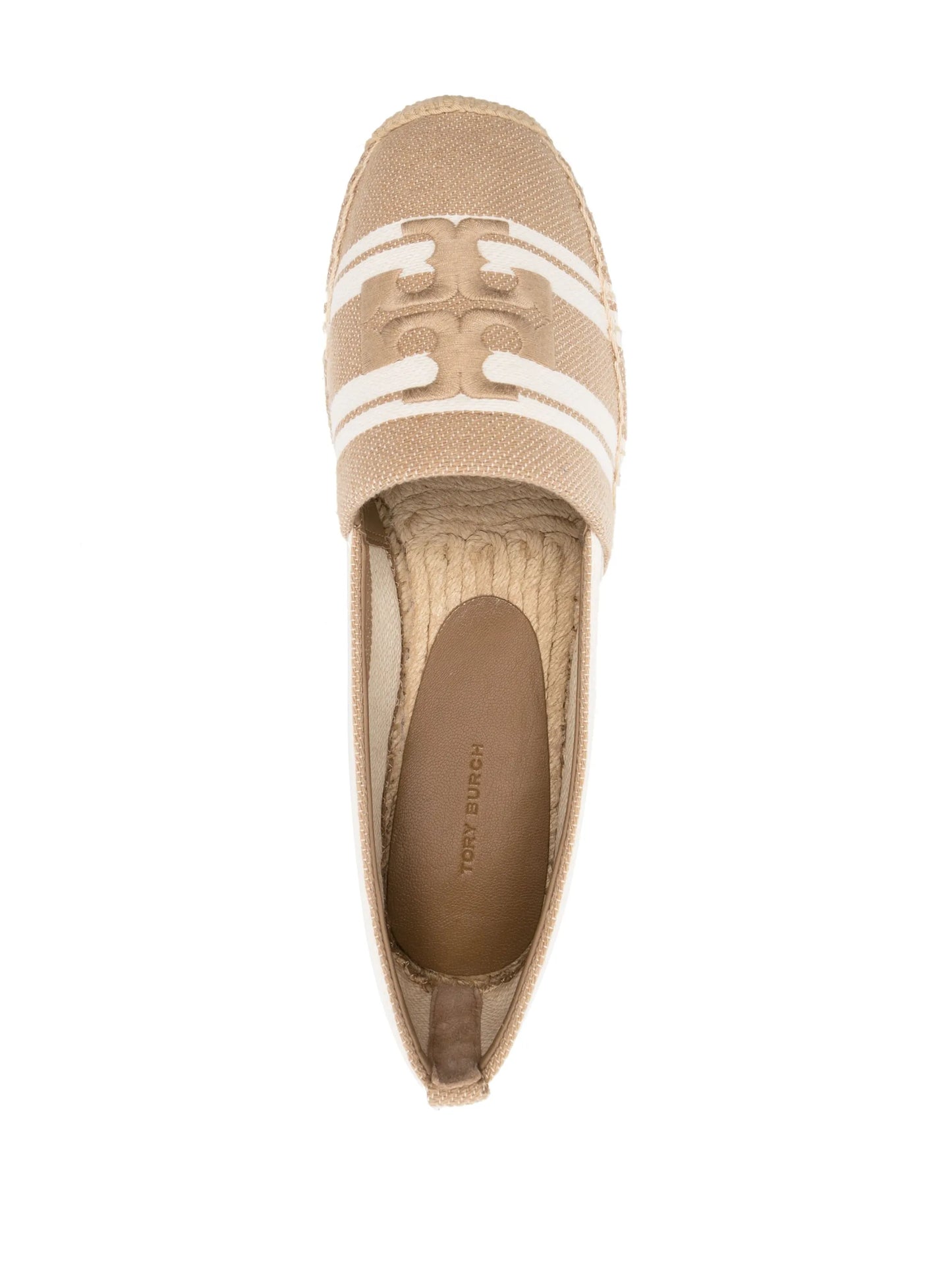 logo-embroidered flat espadrilles