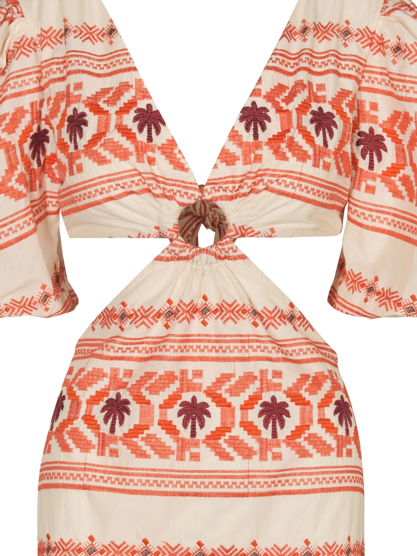 Valle Sagrado embroidered minidress