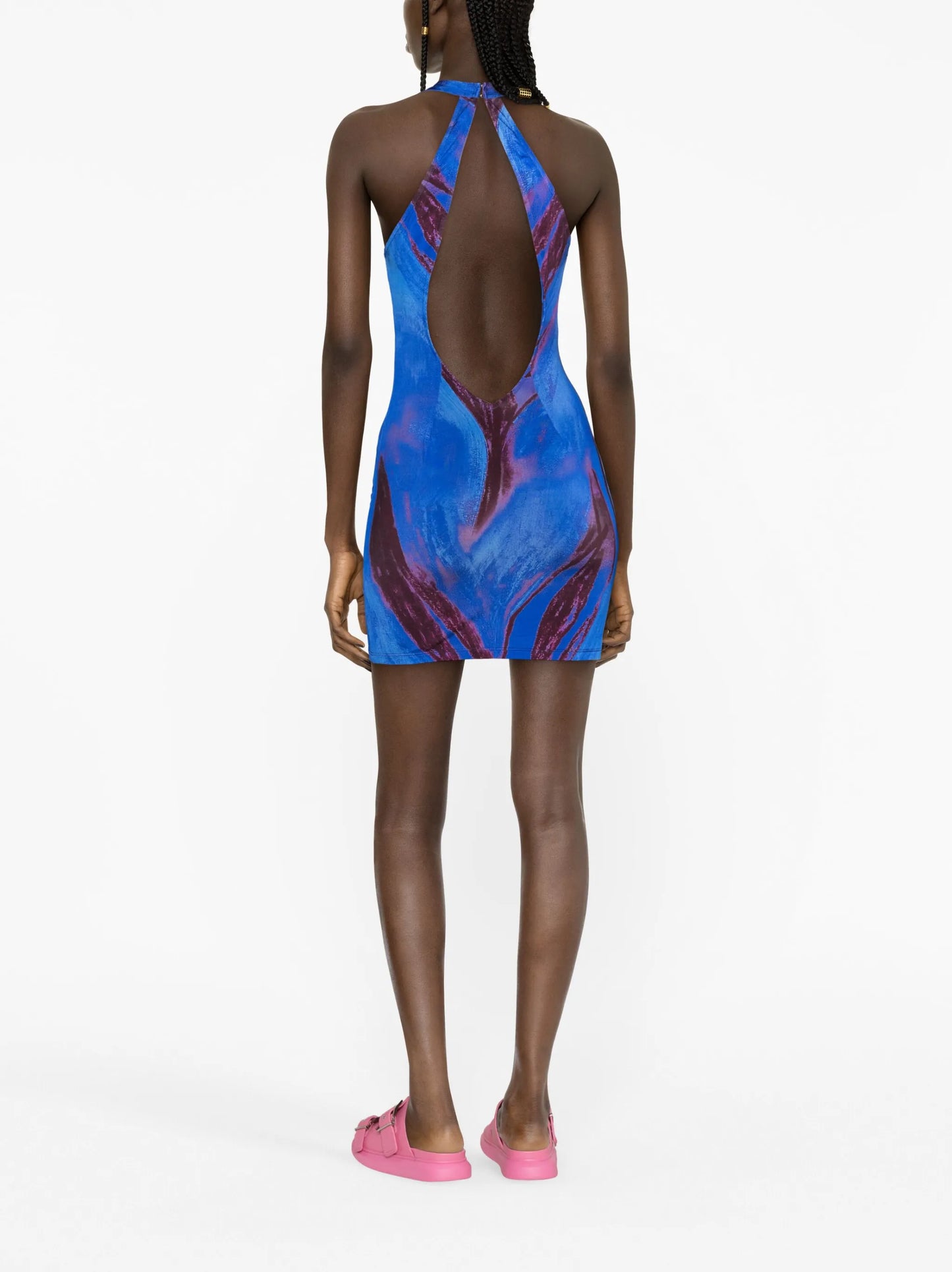 High Sea graphic-print minidress