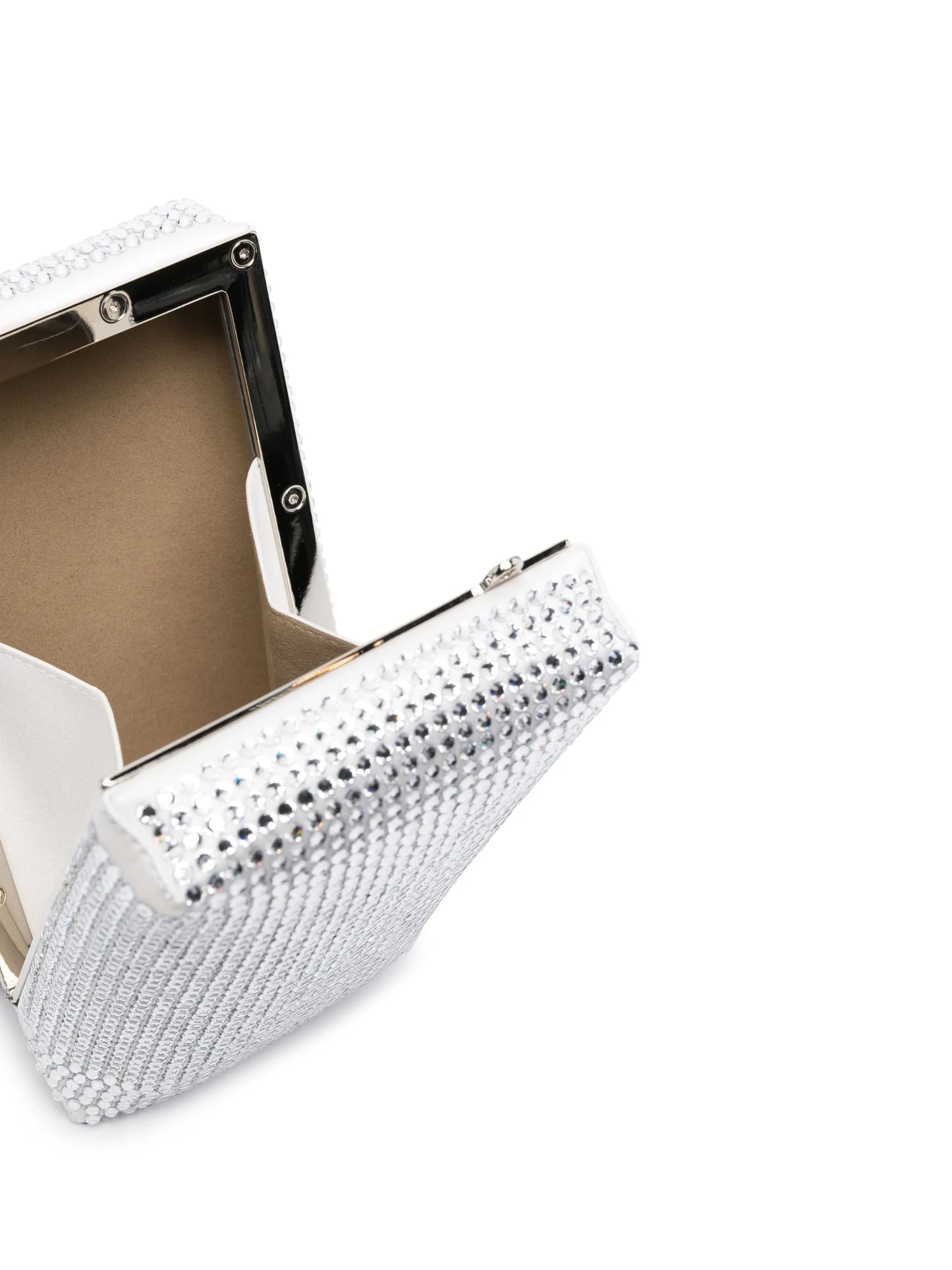 crystal-embellished crossbody bag