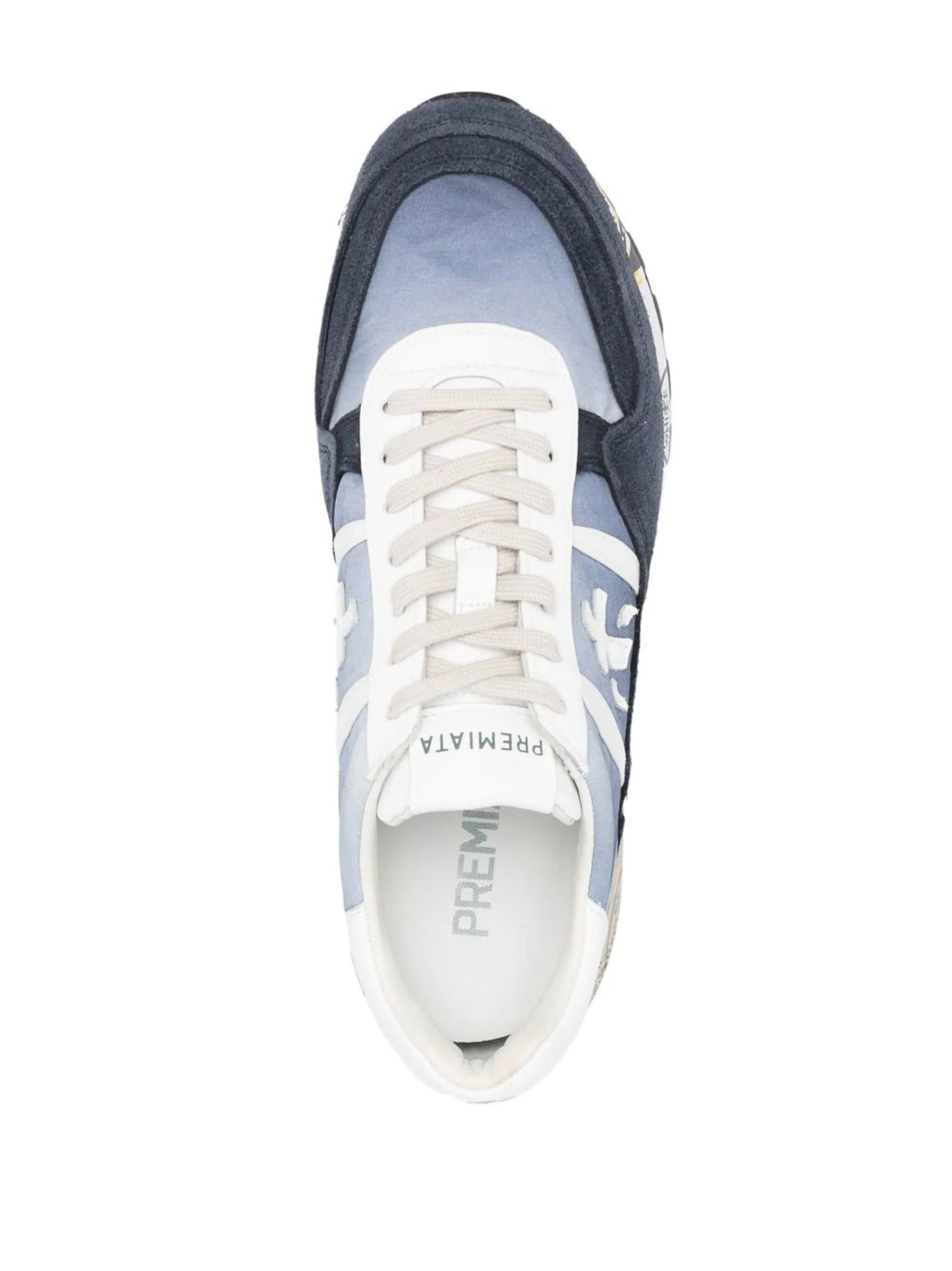 graphic-print lace-up sneakers