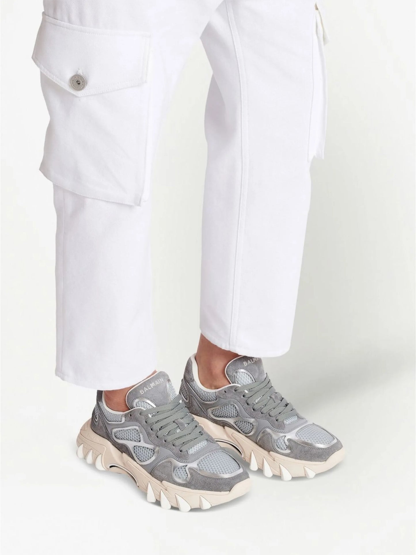 B-East panelled low-top sneakers