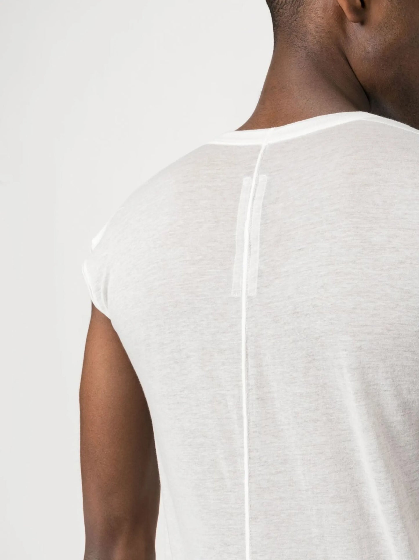 Dylan V-neck longline T-shirt