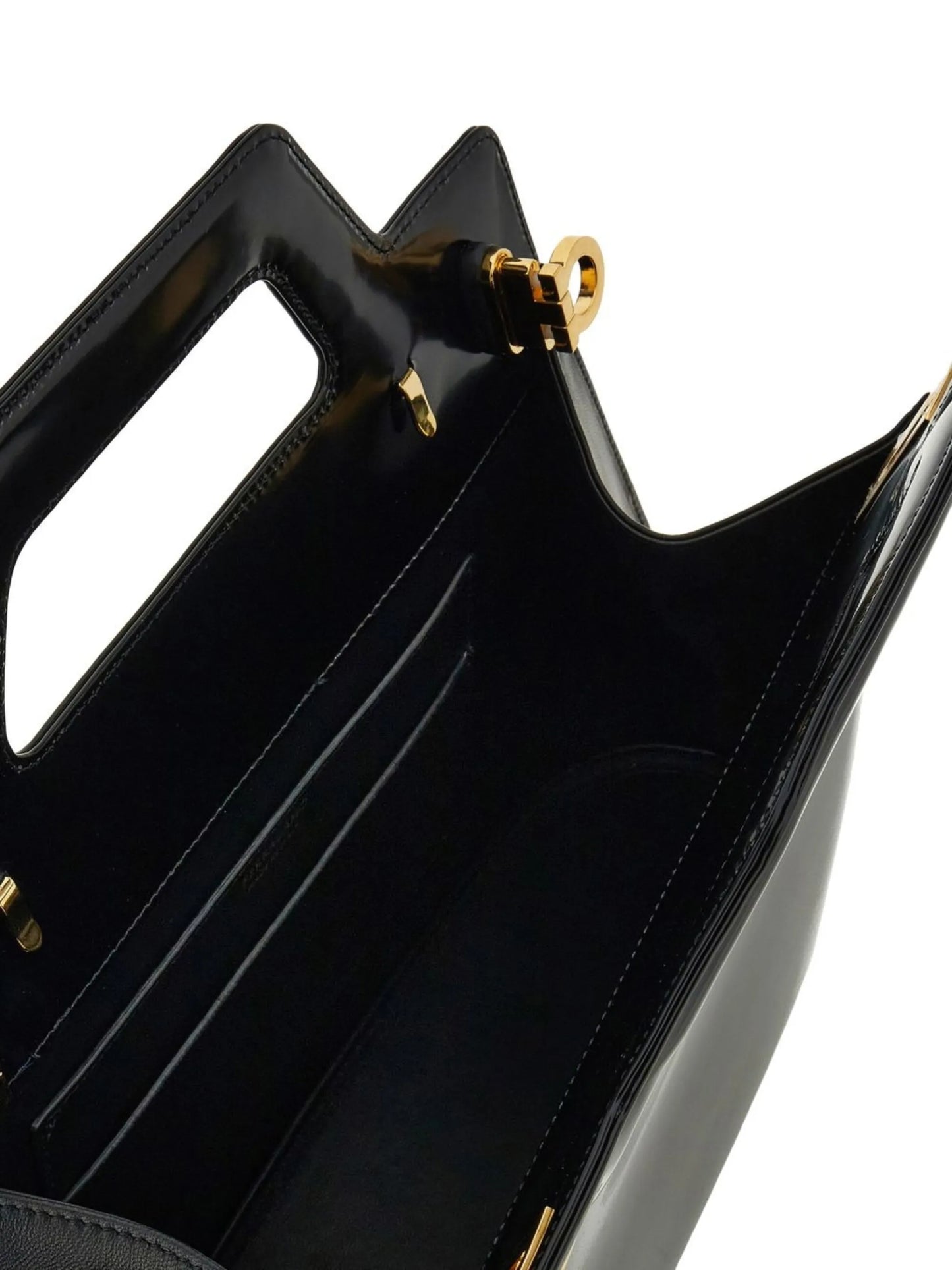top-handle leather tote bag