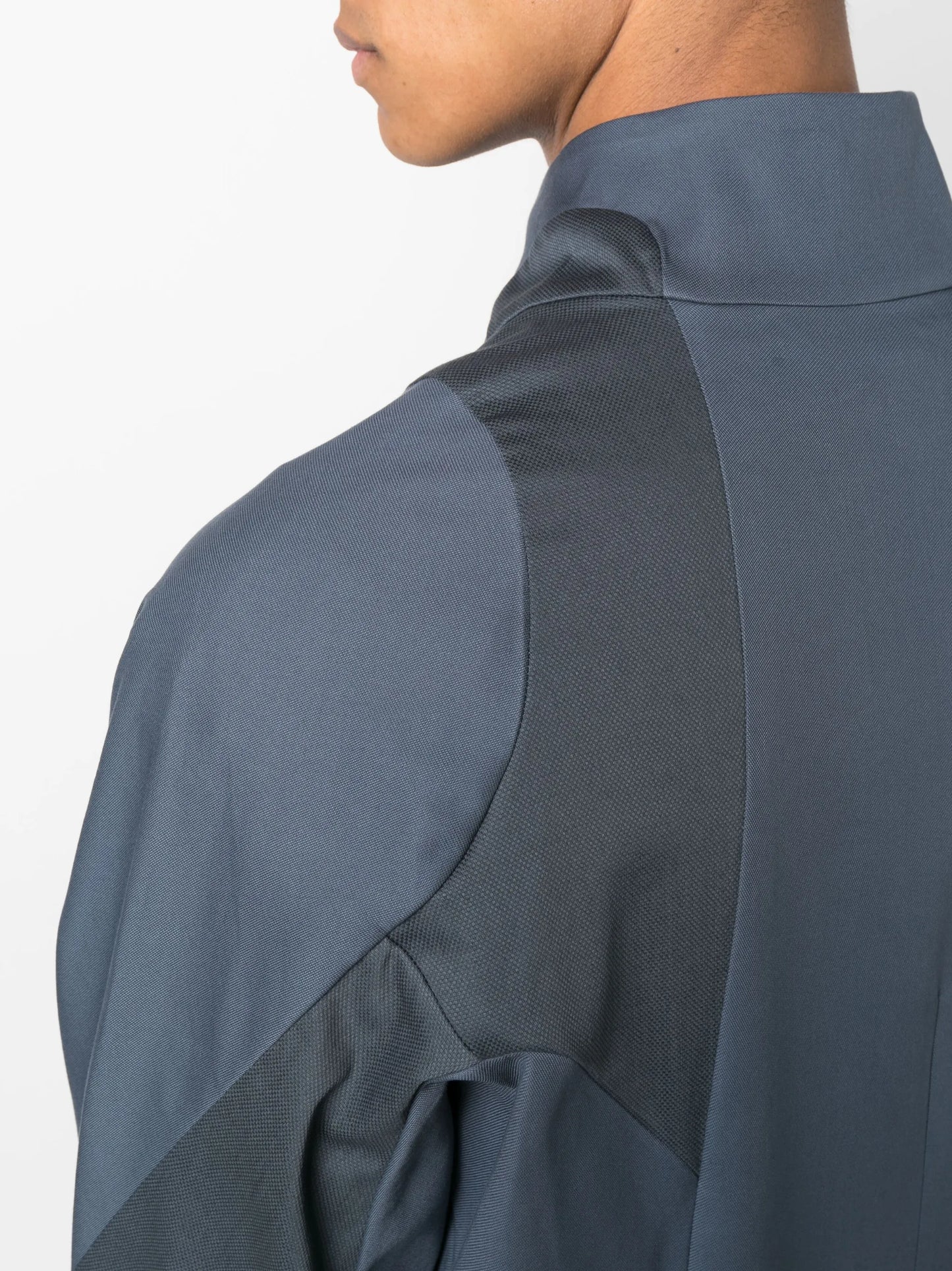 knee-length cotton trench coat