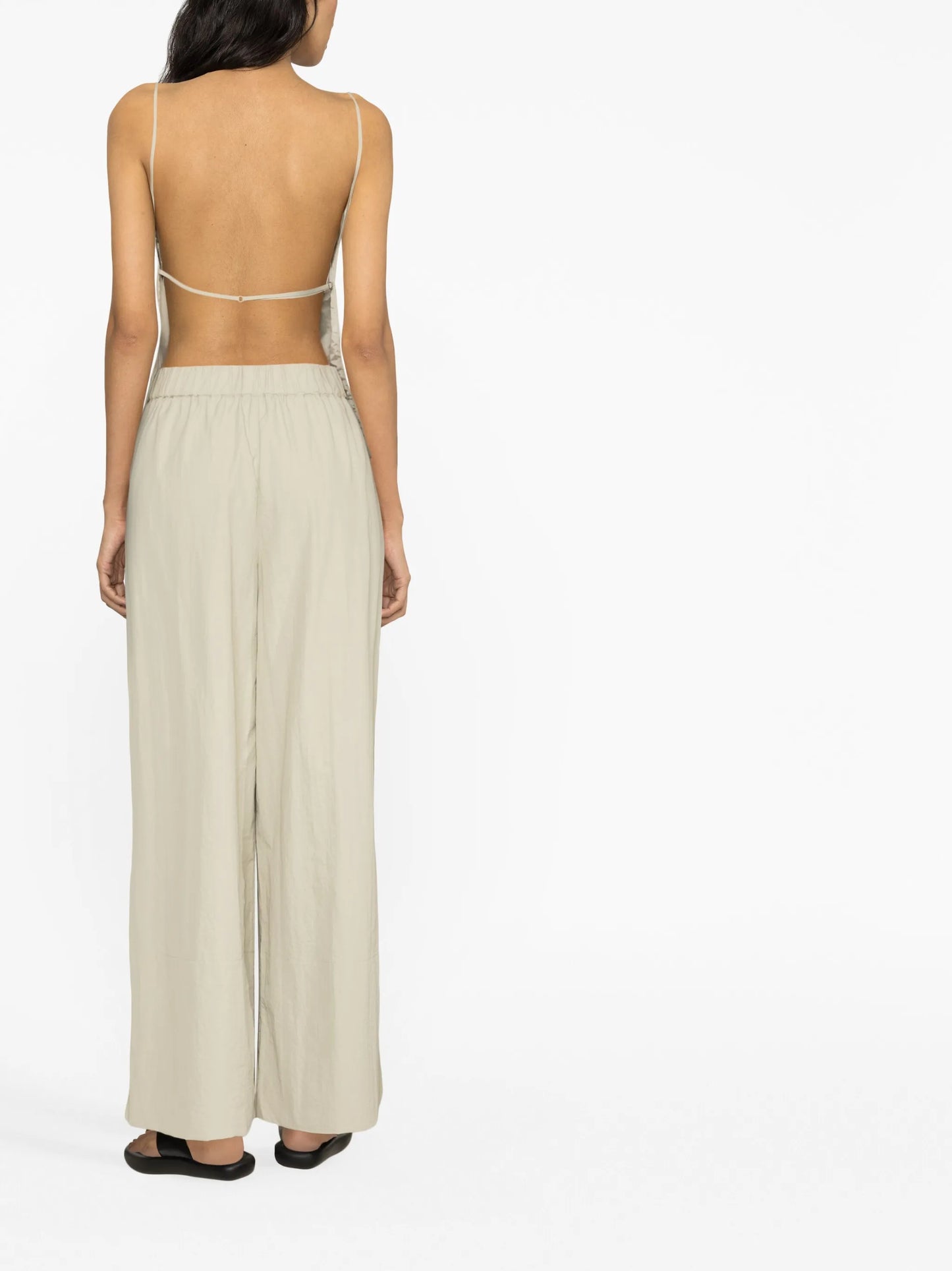 square-neck sleeveless top