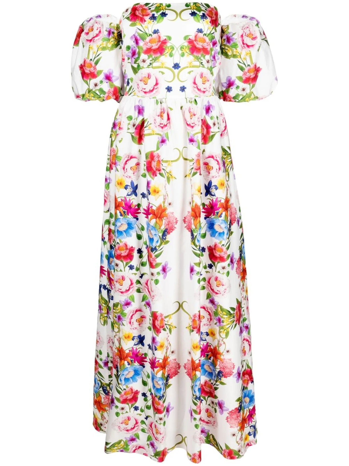 Juliet off-shoulder puff-sleeve dress